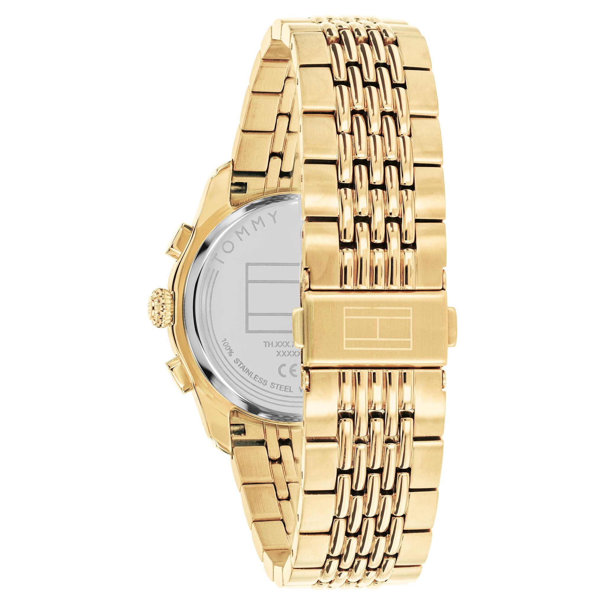 Tommy Hilfiger Gold Steel Emerald Green Dial Multi-function Men's Watch - 1710814