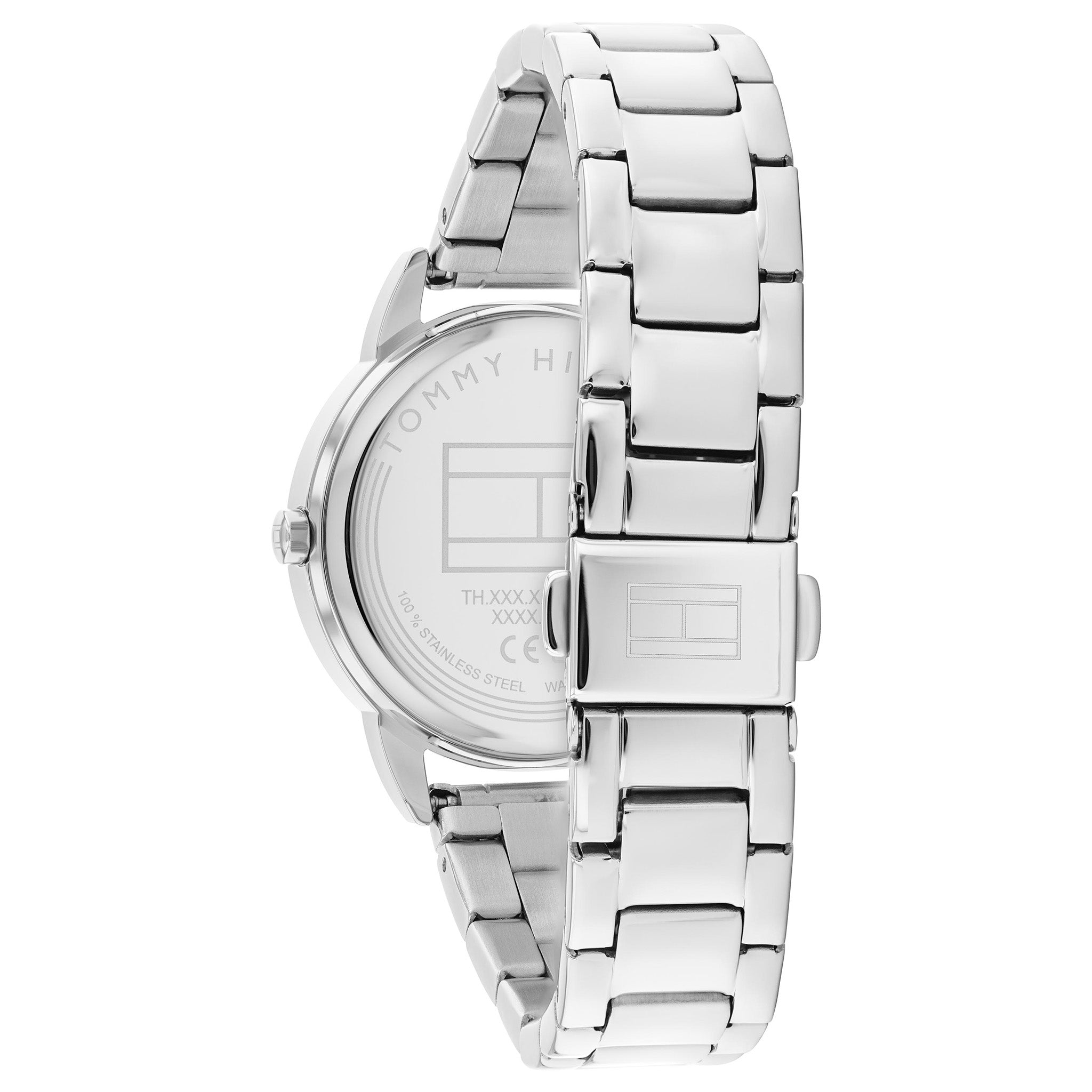 Tommy Hilfiger Silver Steel Pink Dial Kids Watch - 1720045