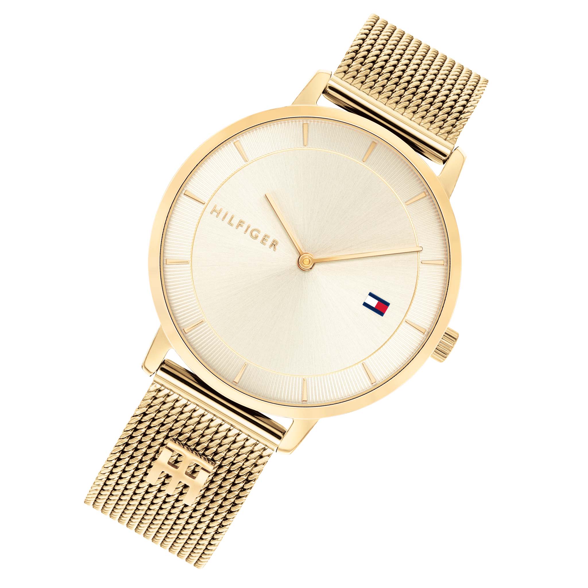 Tommy Hilfiger Gold Mesh Women's Watch - 1782286