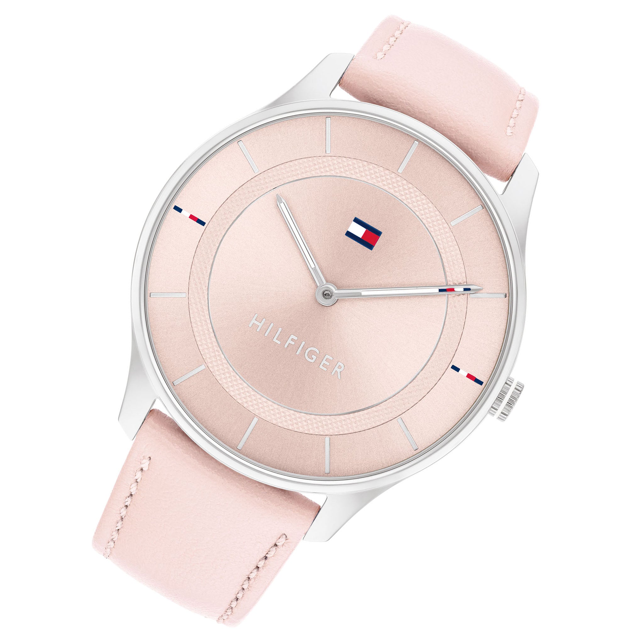 Tommy Hilfiger Blush Leather Slim Women's Watch - 1782527
