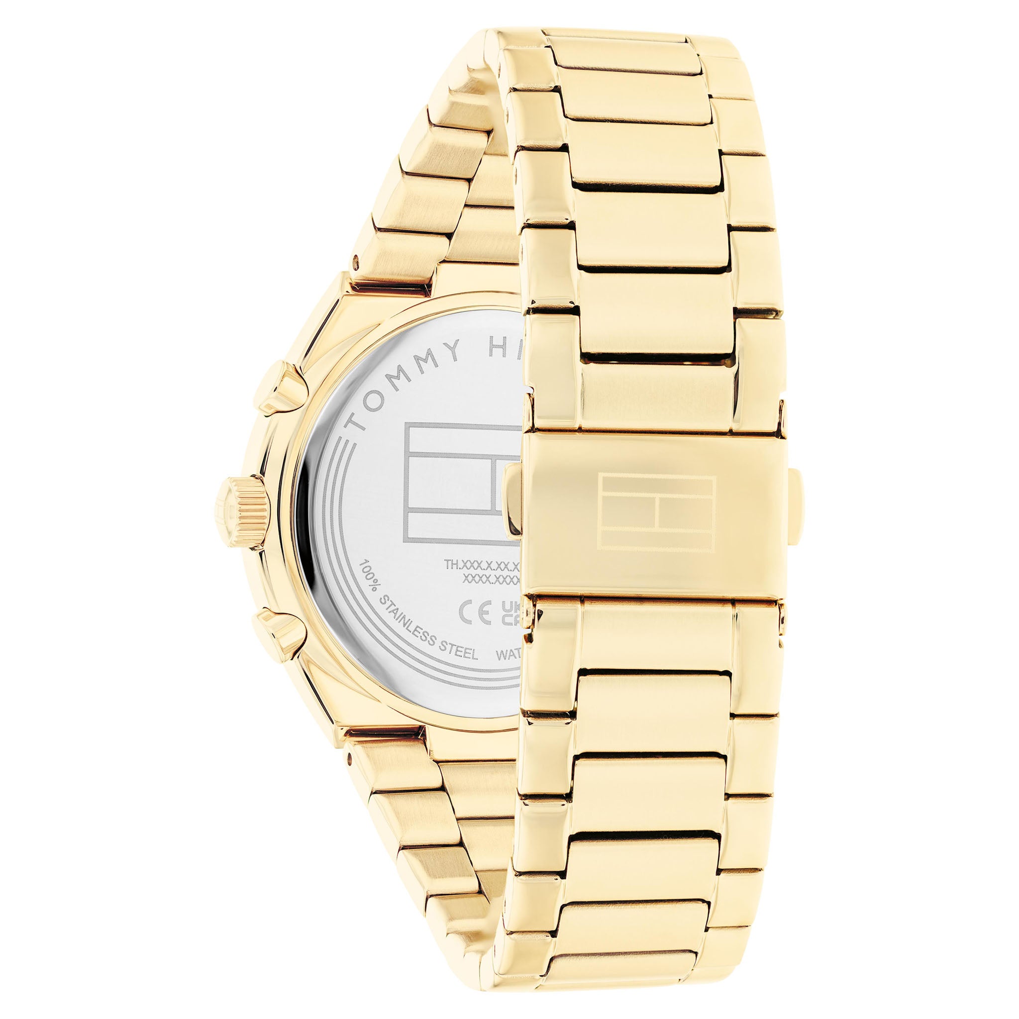 Tommy Hilfiger Gold Steel Light Champagne Dial Multi-function Women's Watch - 1782575