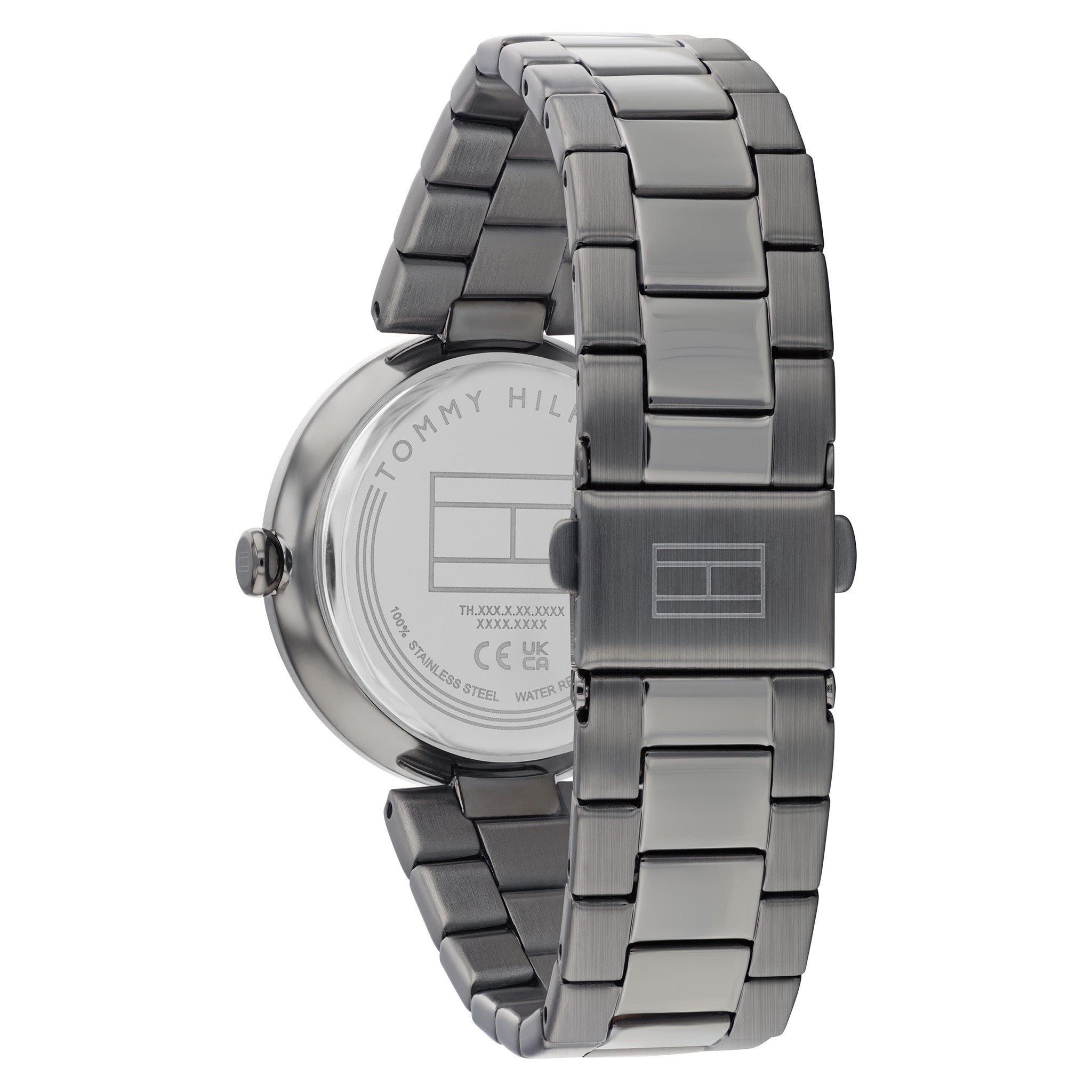 Tommy Hilfiger Grey Steel Gunmetal Dial Women's Watch - 1782630