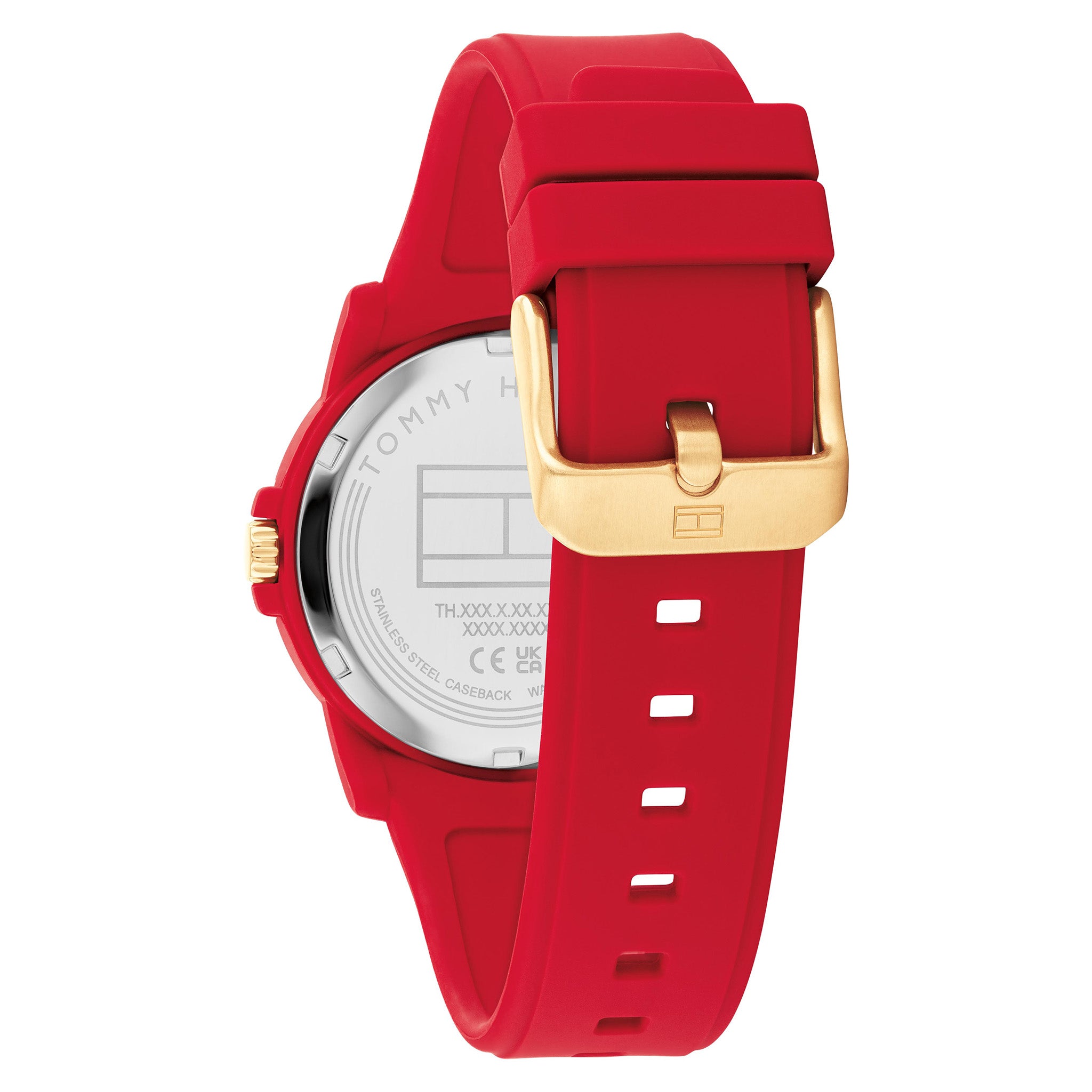 Tommy Hilfiger Red Silicone Women's Watch - 1782689