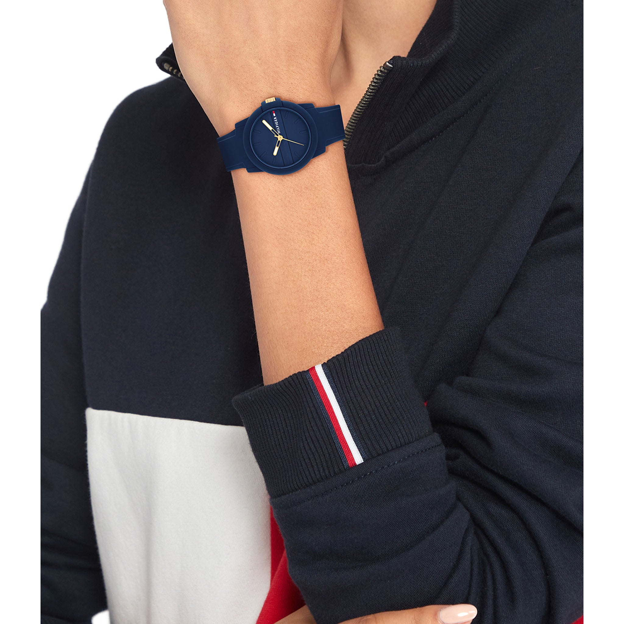 Tommy Hilfiger Blue Silicone Women's Watch - 1782692