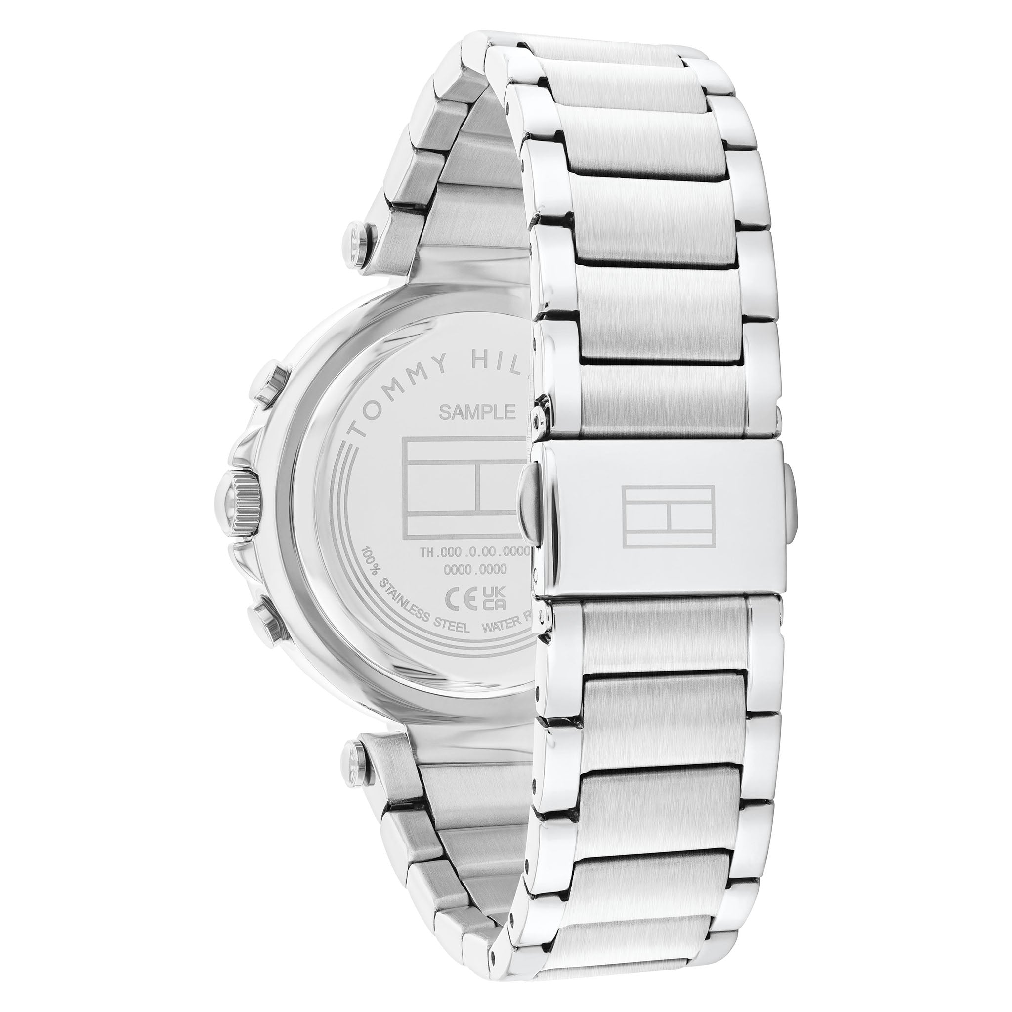 Tommy Hilfiger Stainless Steel Silver White Dial Multi-function Women's Watch - 1782701