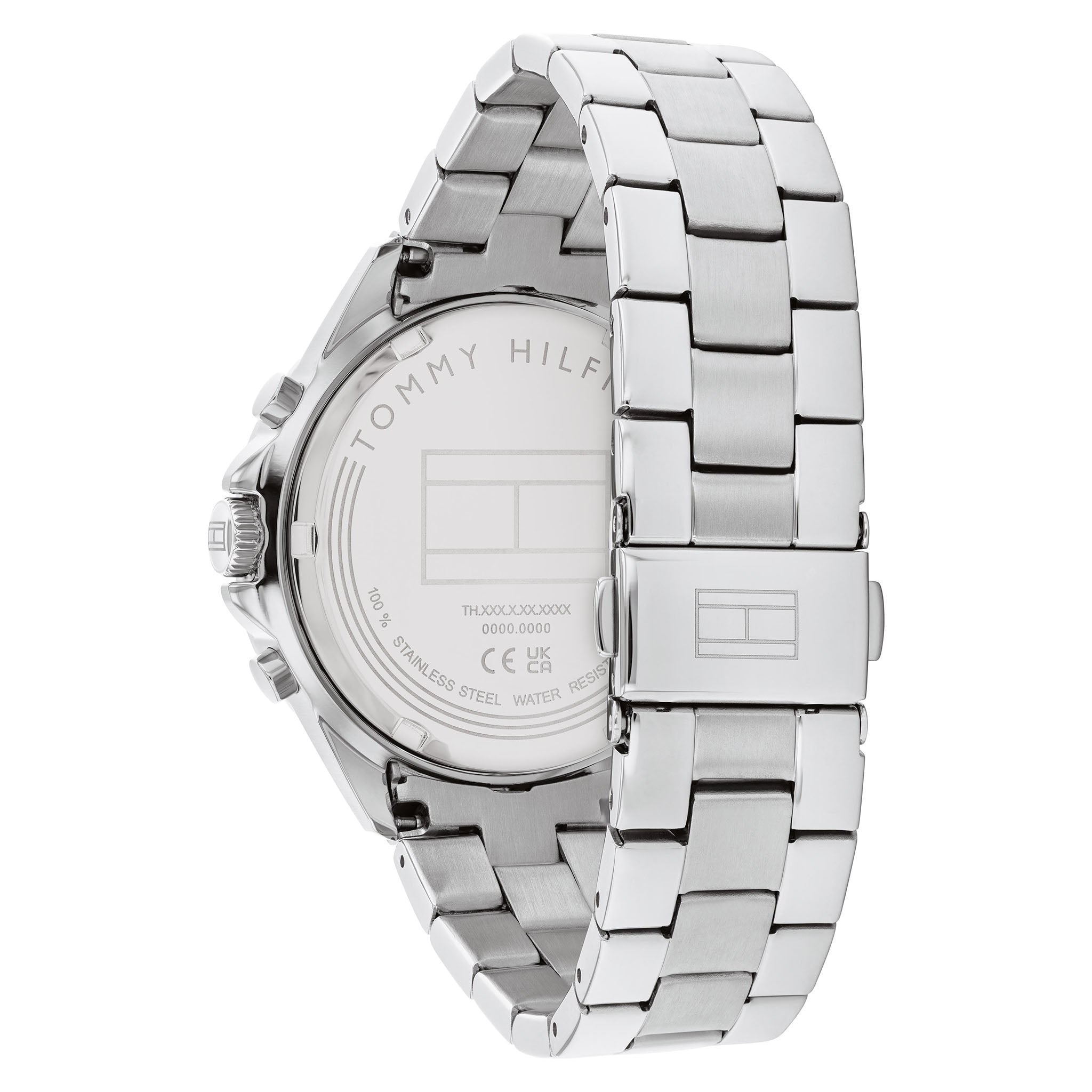 Tommy Hilfiger Stainless Steel Blue Dial Multi-function Women's Watch - 1782708