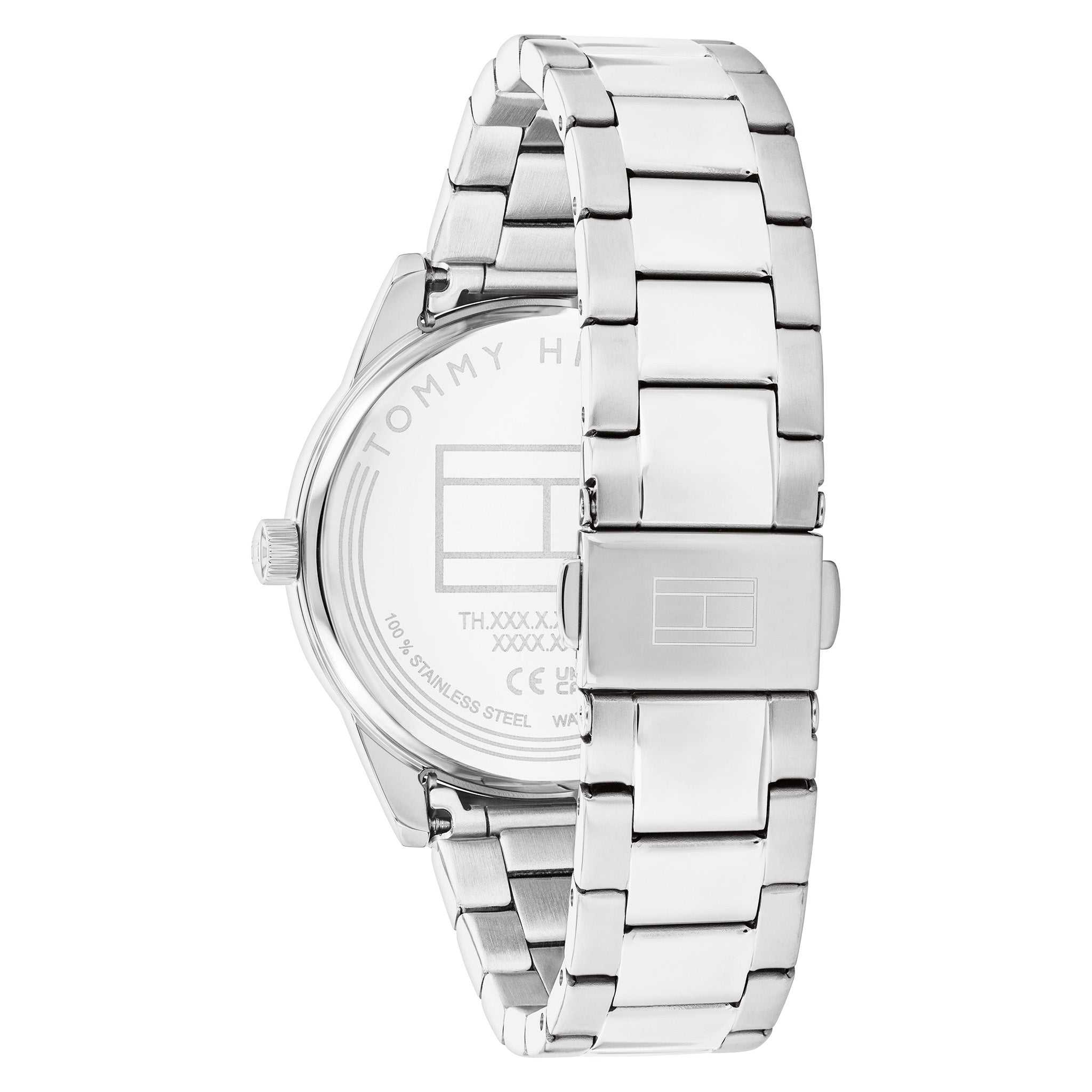 Tommy Hilfiger Stainless Steel Silver Dial Multi-function Women's Watch - 1782744