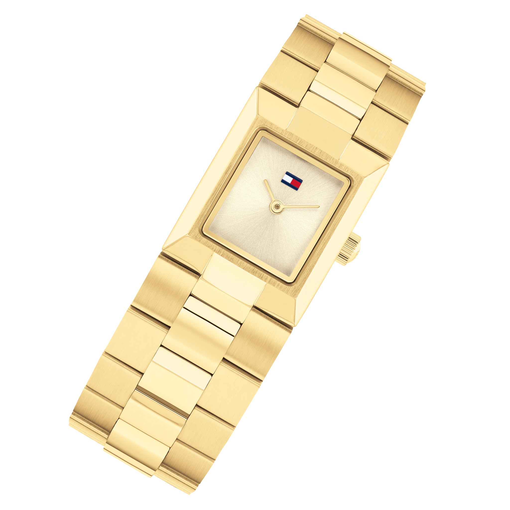 Tommy Hilfiger Gold Steel Light Champagne Dial Women's Watch - 1782787