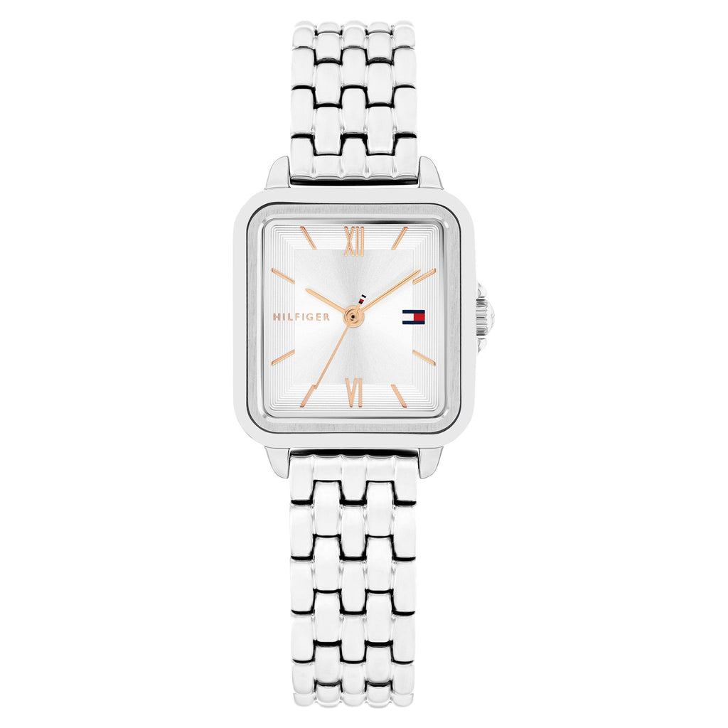 Tommy Hilfiger Stainless Steel White Dial Women display picture 1