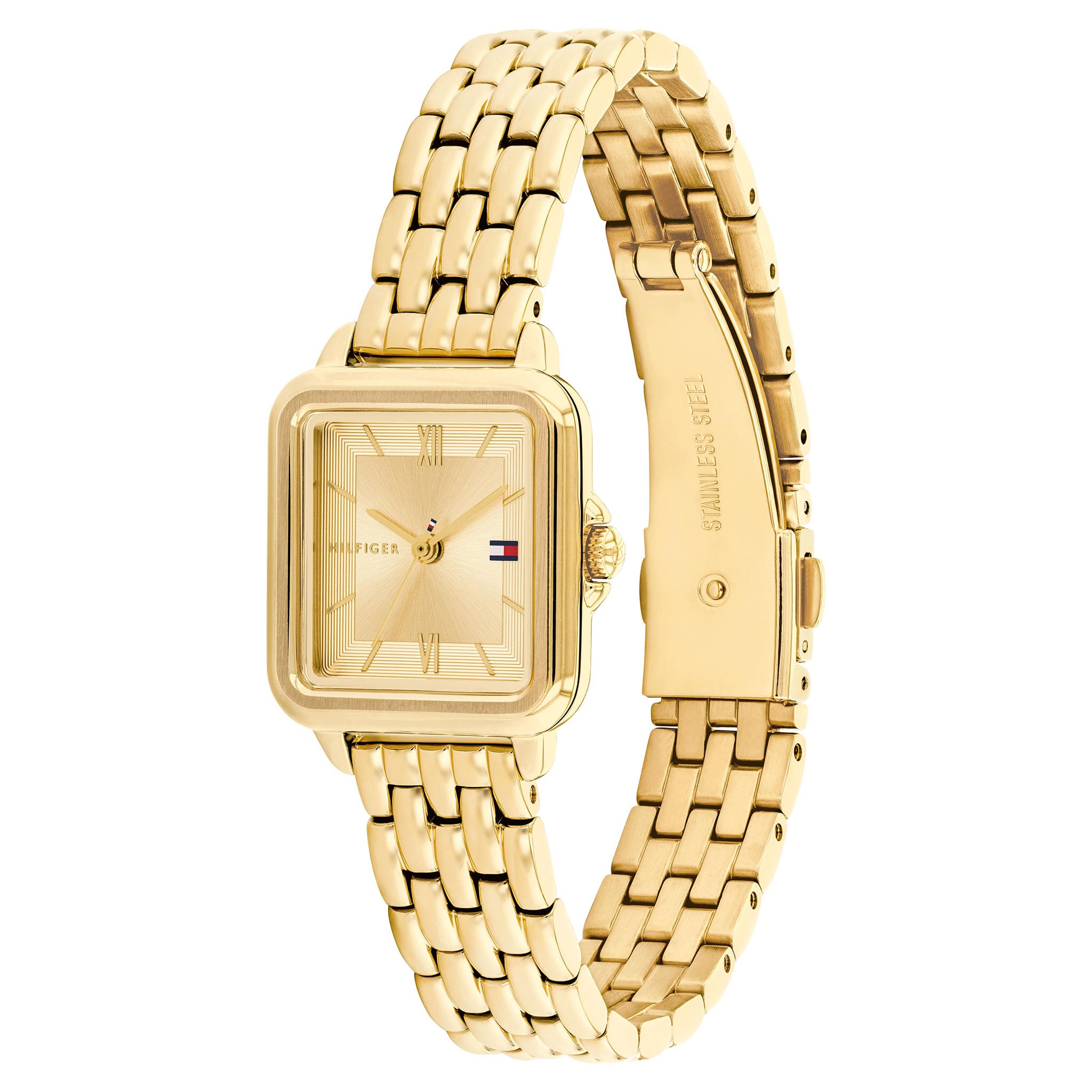 Tommy Hilfiger Gold Steel Champagne Dial Women's Watch - 1782832