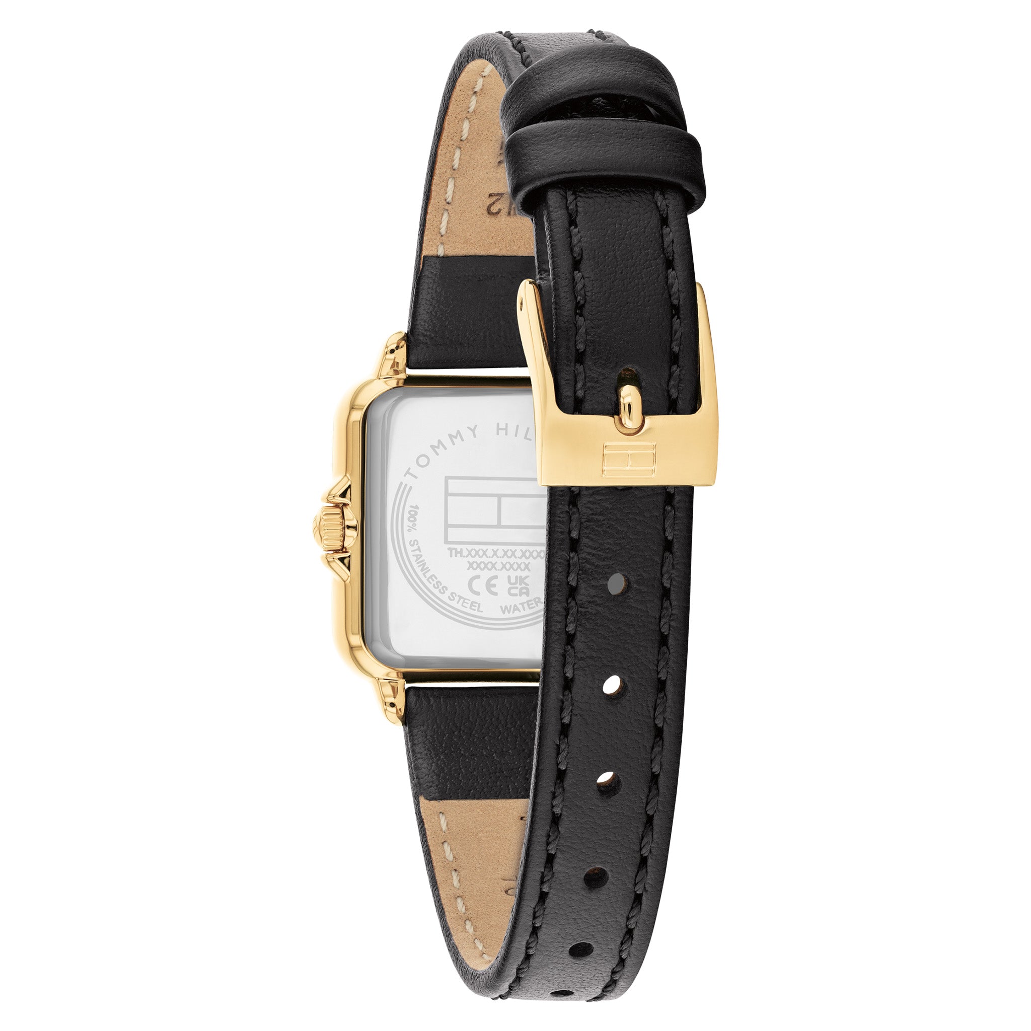Tommy Hilfiger Black Leather Women's Watch - 1782835