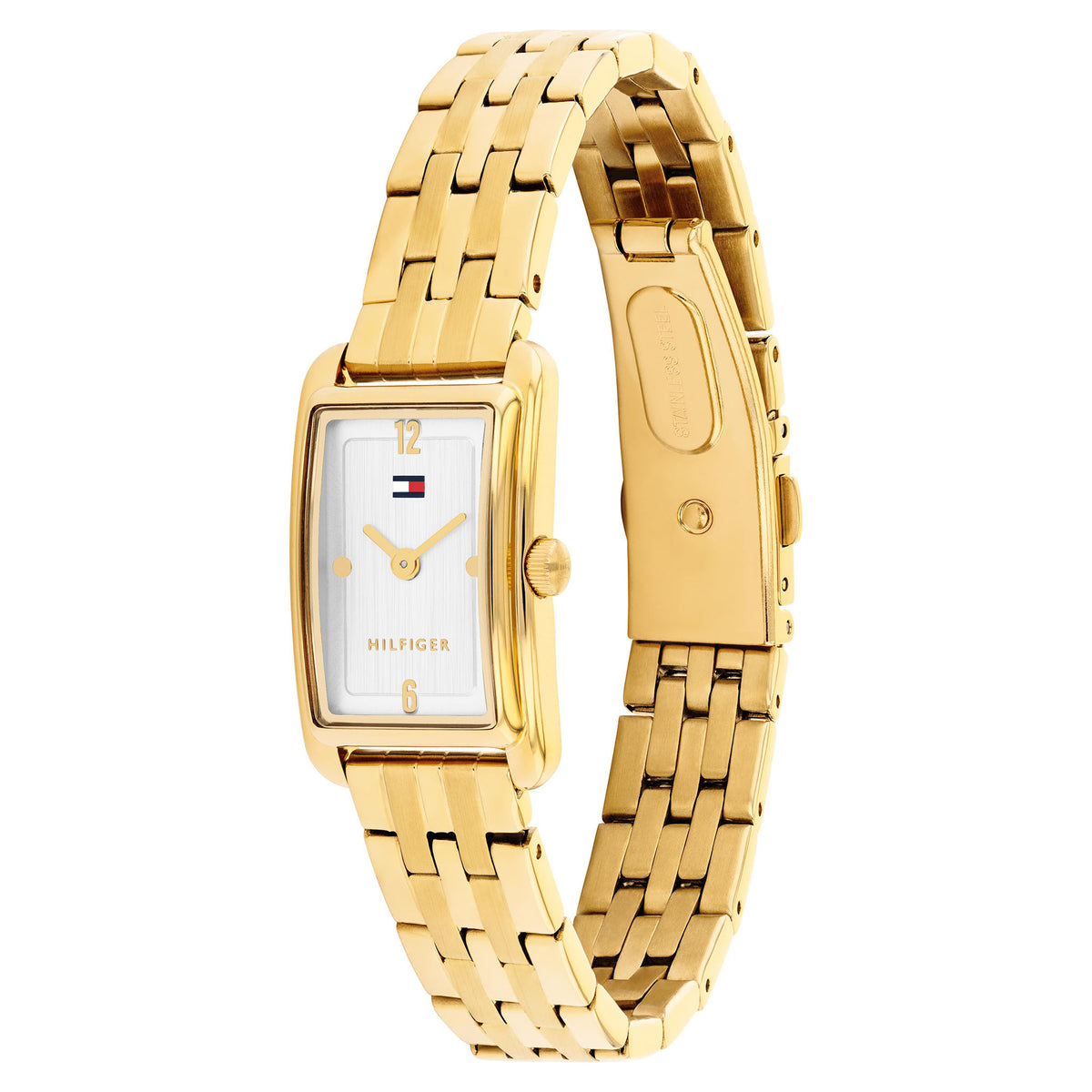 Tommy Hilfiger Gold Steel White Dial Women's Watch - 1782863