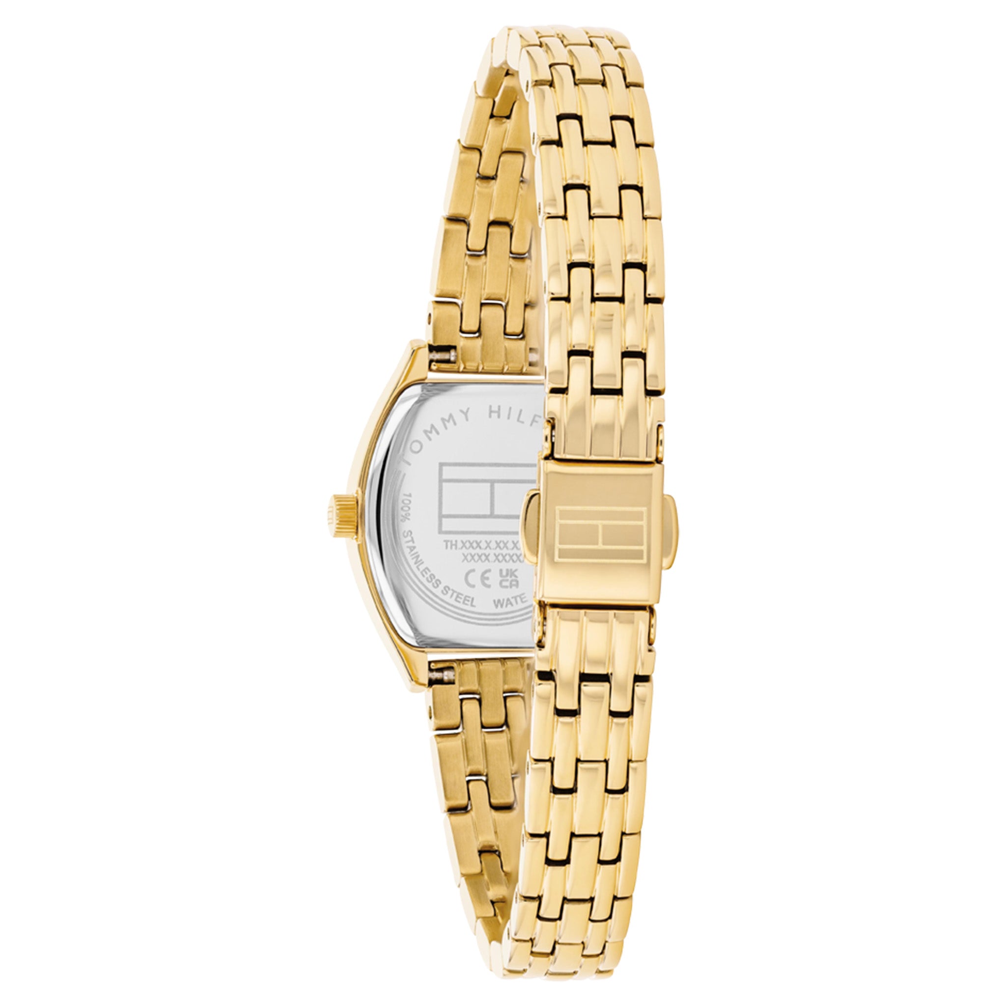 Tommy Hilfiger Gold Steel White Dial Women's Watch - 1782870