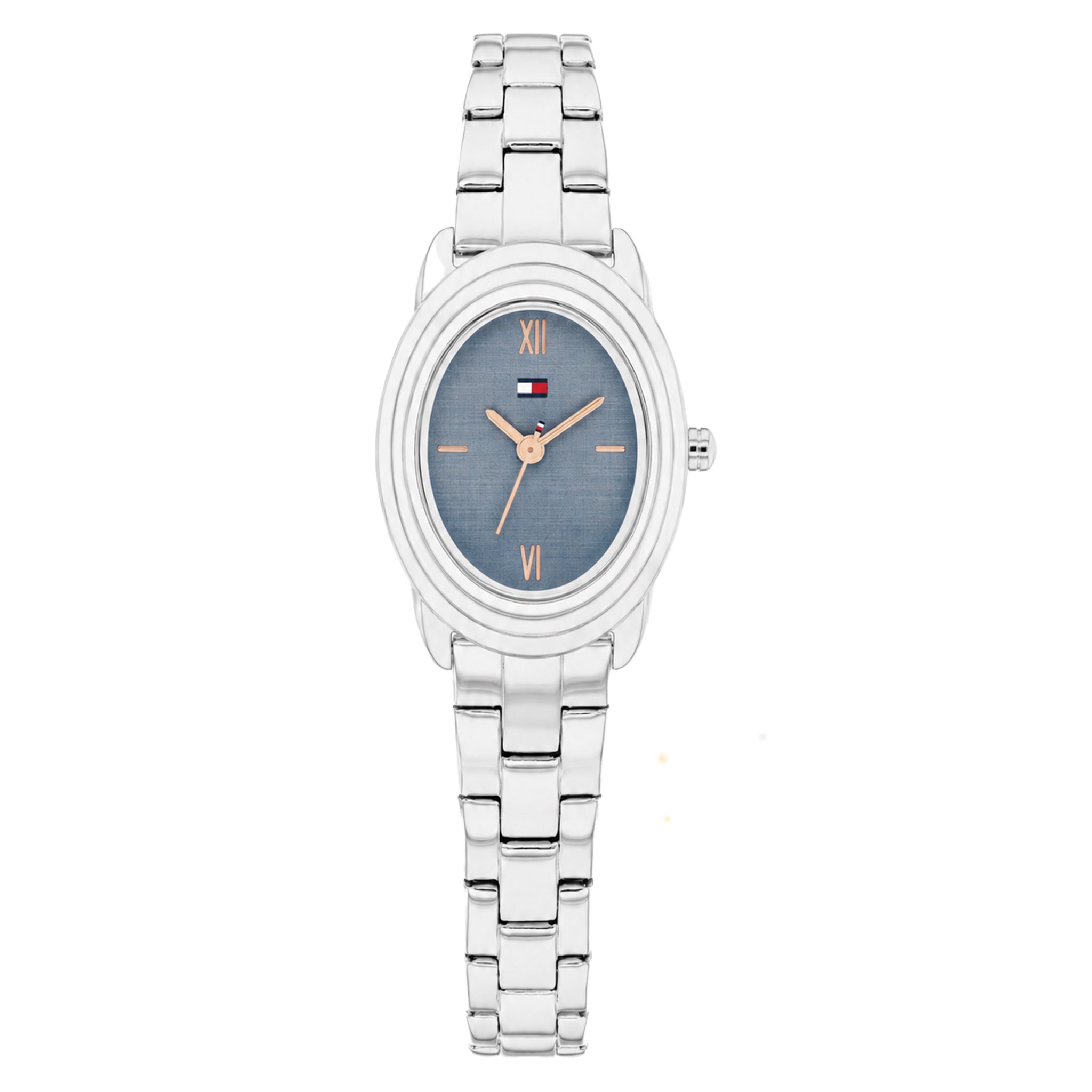 Tommy Hilfiger Stainless Steel Blue Dial Women's Watch - 1782873