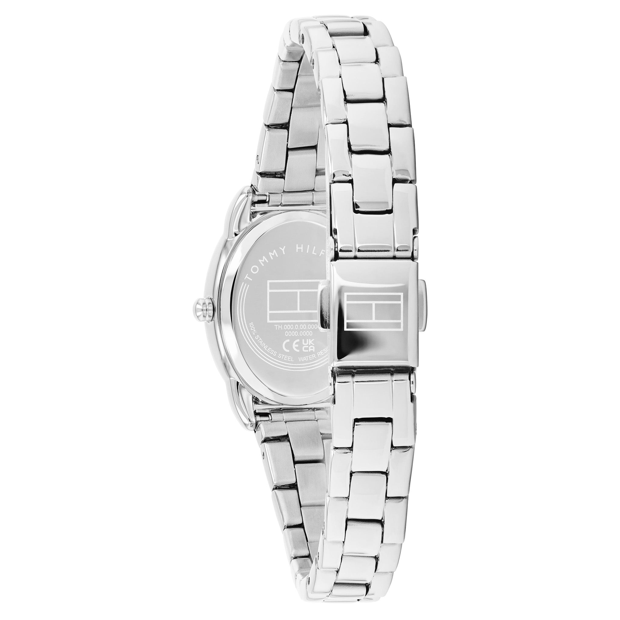 Tommy Hilfiger Stainless Steel Blue Dial Women's Watch - 1782873