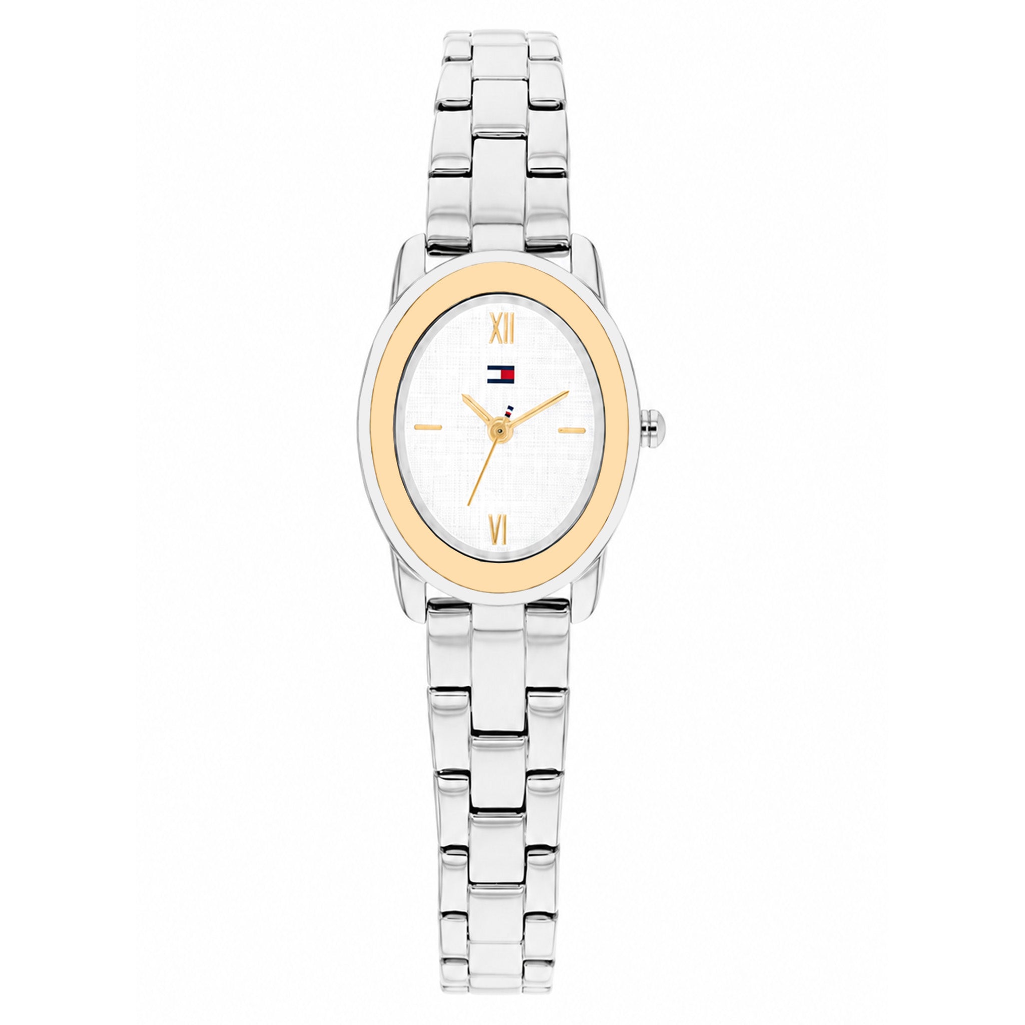 Tommy Hilfiger Stainless Steel Silver White Dial Women's Watch - 1782874