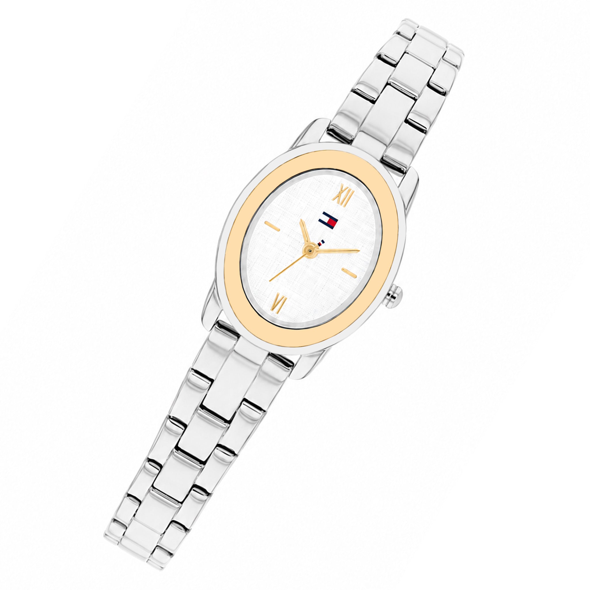 Tommy Hilfiger Stainless Steel Silver White Dial Women's Watch - 1782874
