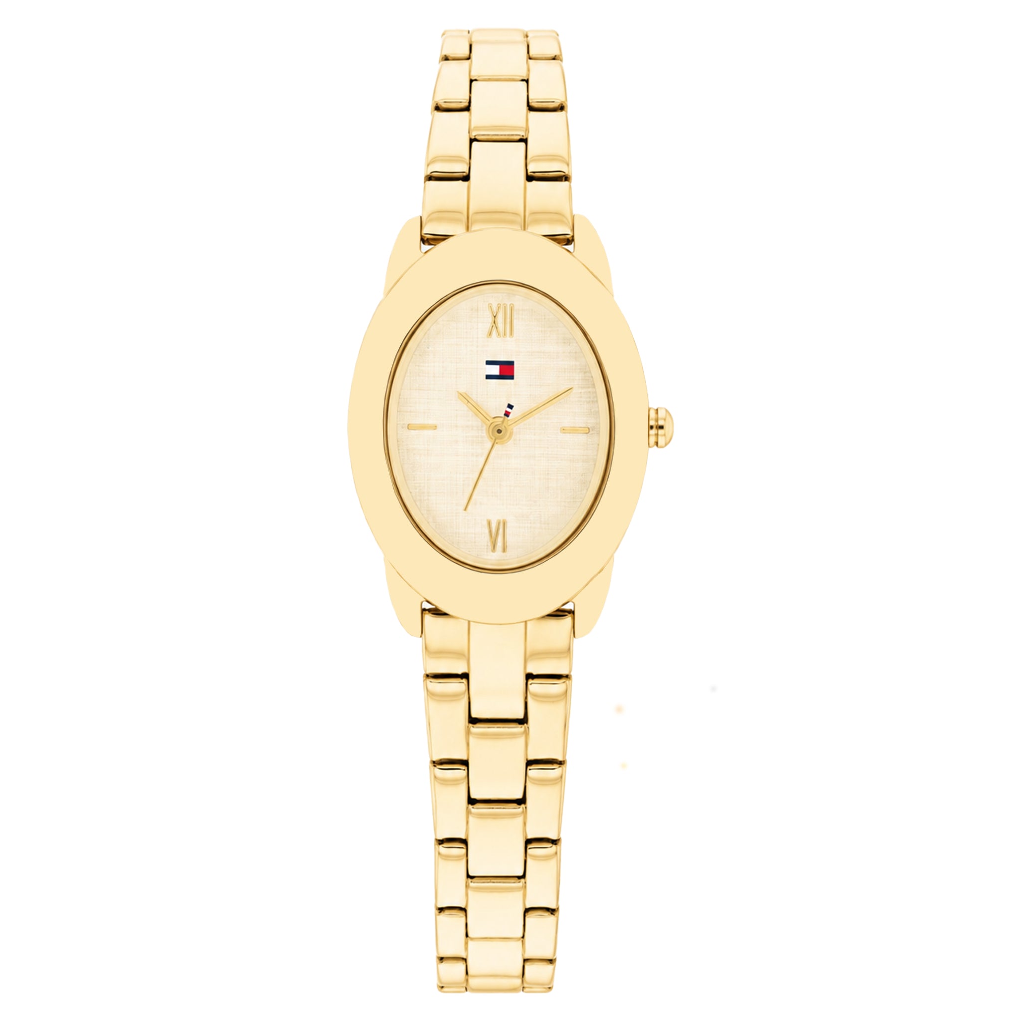 Tommy Hilfiger Gold Steel Champagne Dial Women's Watch - 1782875