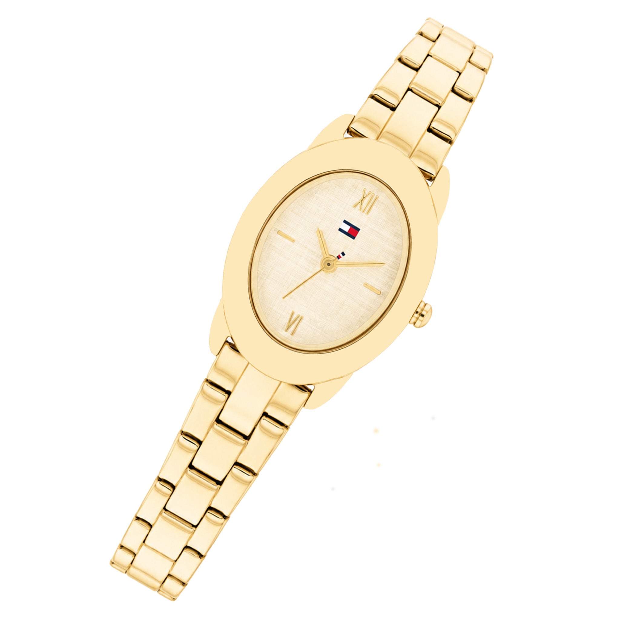 Tommy Hilfiger Gold Steel Champagne Dial Women's Watch - 1782875