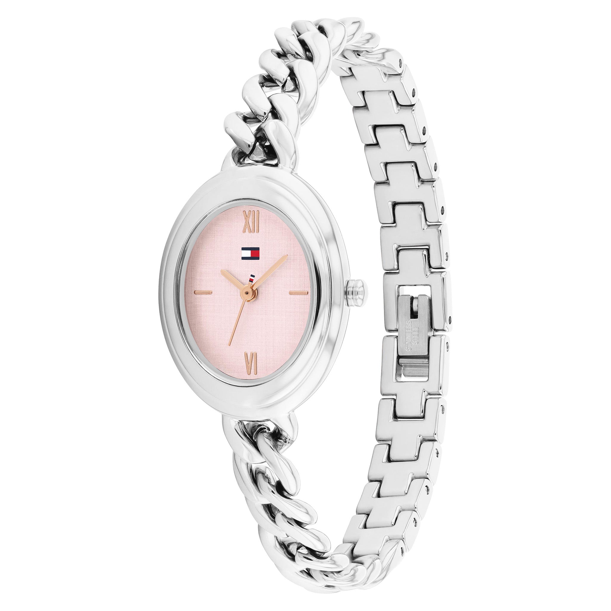 Tommy Hilfiger Stainless Steel Blush Dial Women's Watch - 1782876