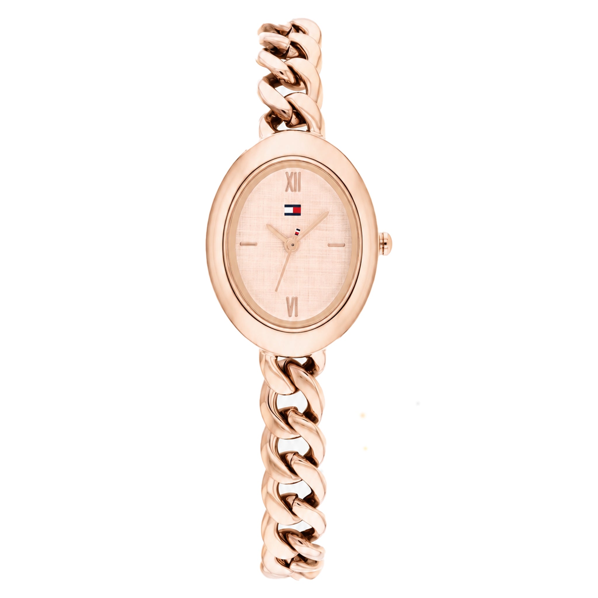 Tommy Hilfiger Rose Gold Steel Carnation Gold Dial Women's Watch - 1782878