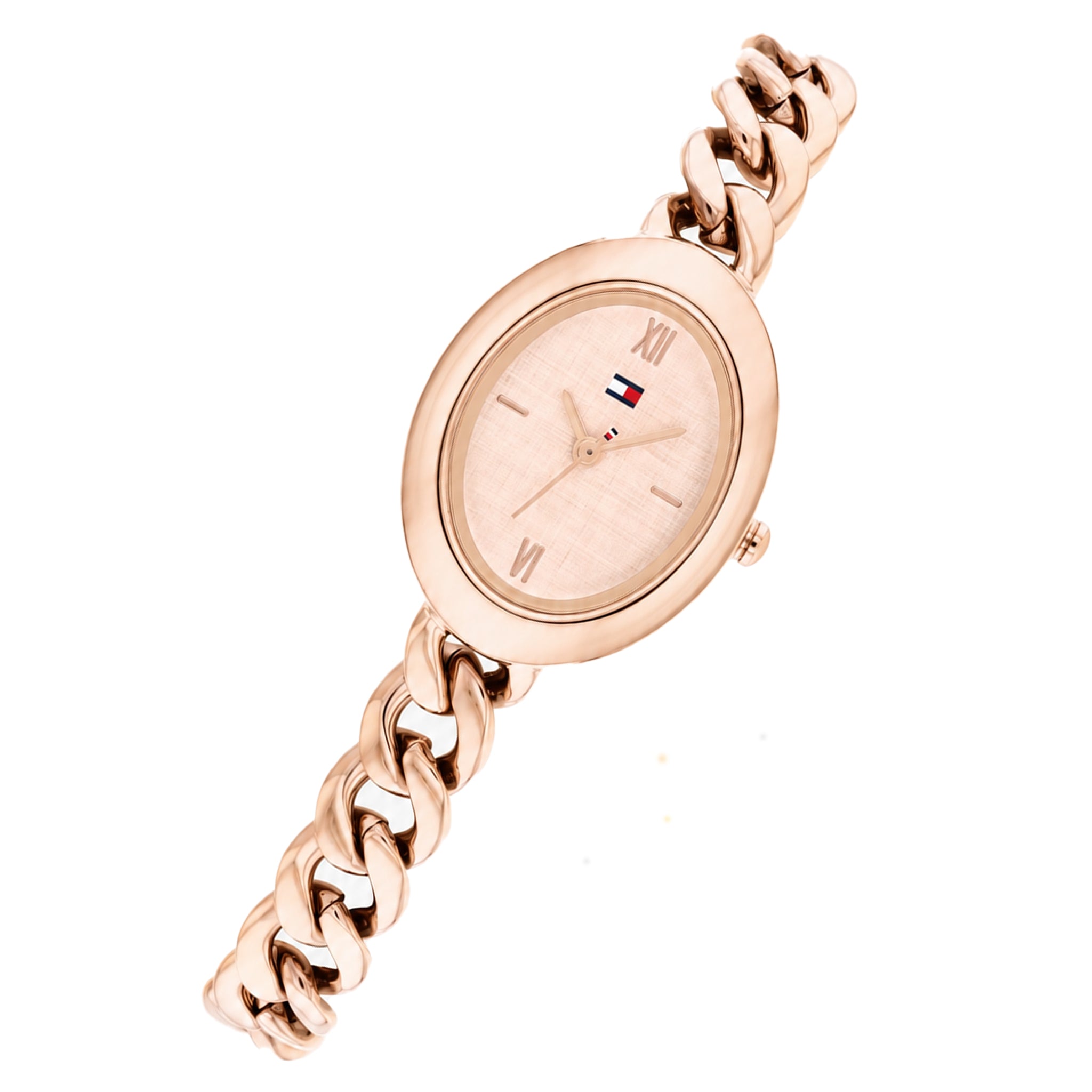 Tommy Hilfiger Rose Gold Steel Carnation Gold Dial Women's Watch - 1782878