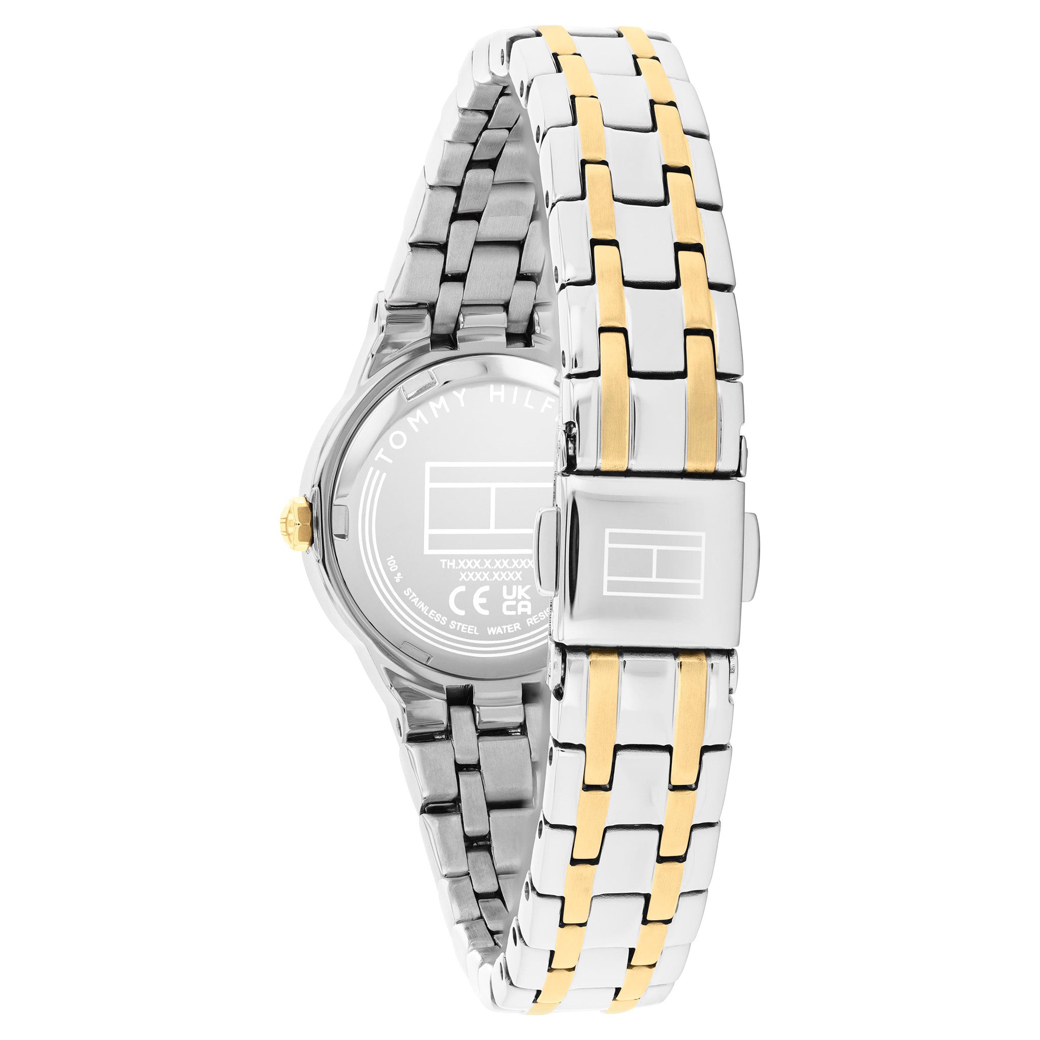 Tommy Hilfiger Two-Tone Steel Silver Dial Women's Watch - 1782888