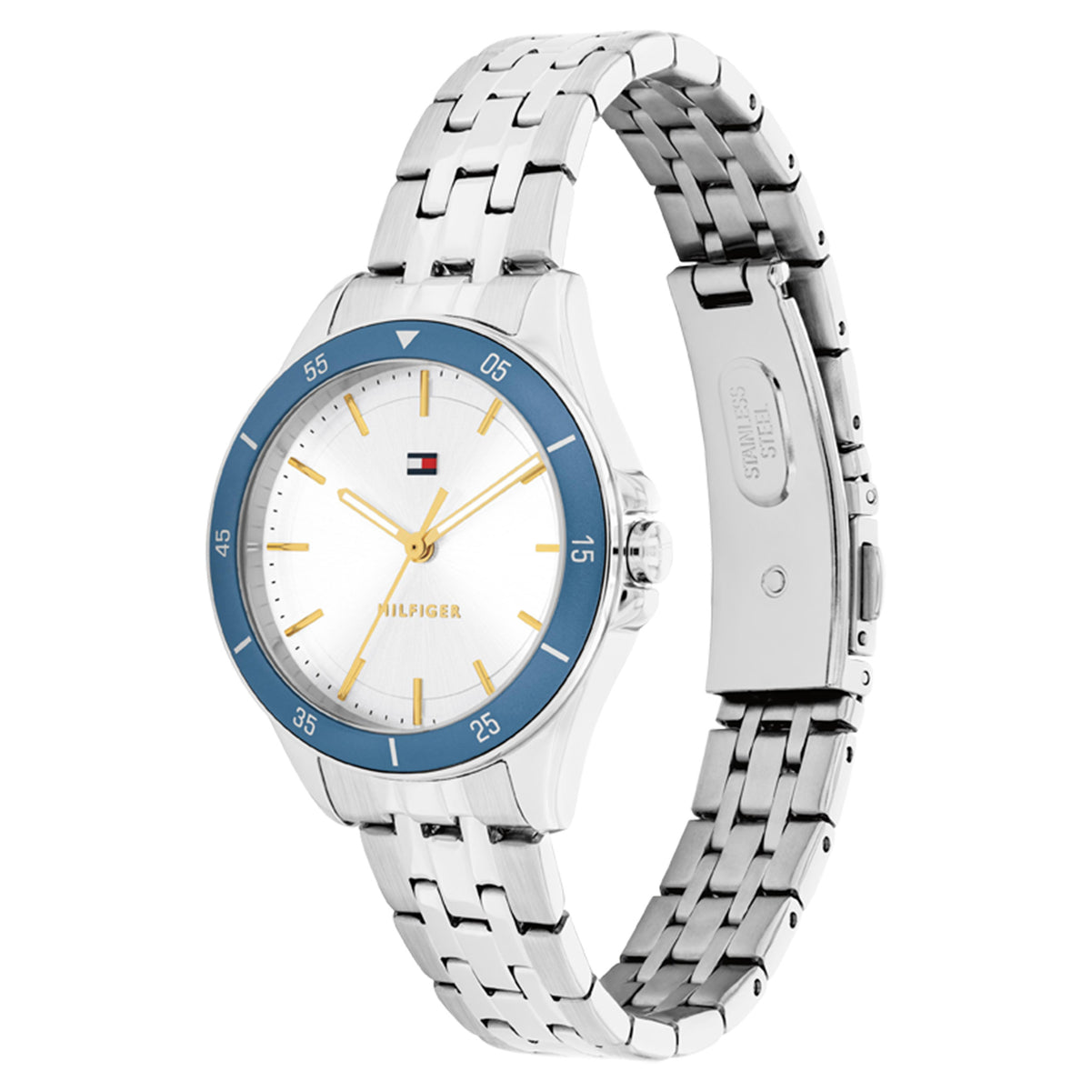 Tommy Hilfiger Silver Steel White Dial Women's Watch - 1782890