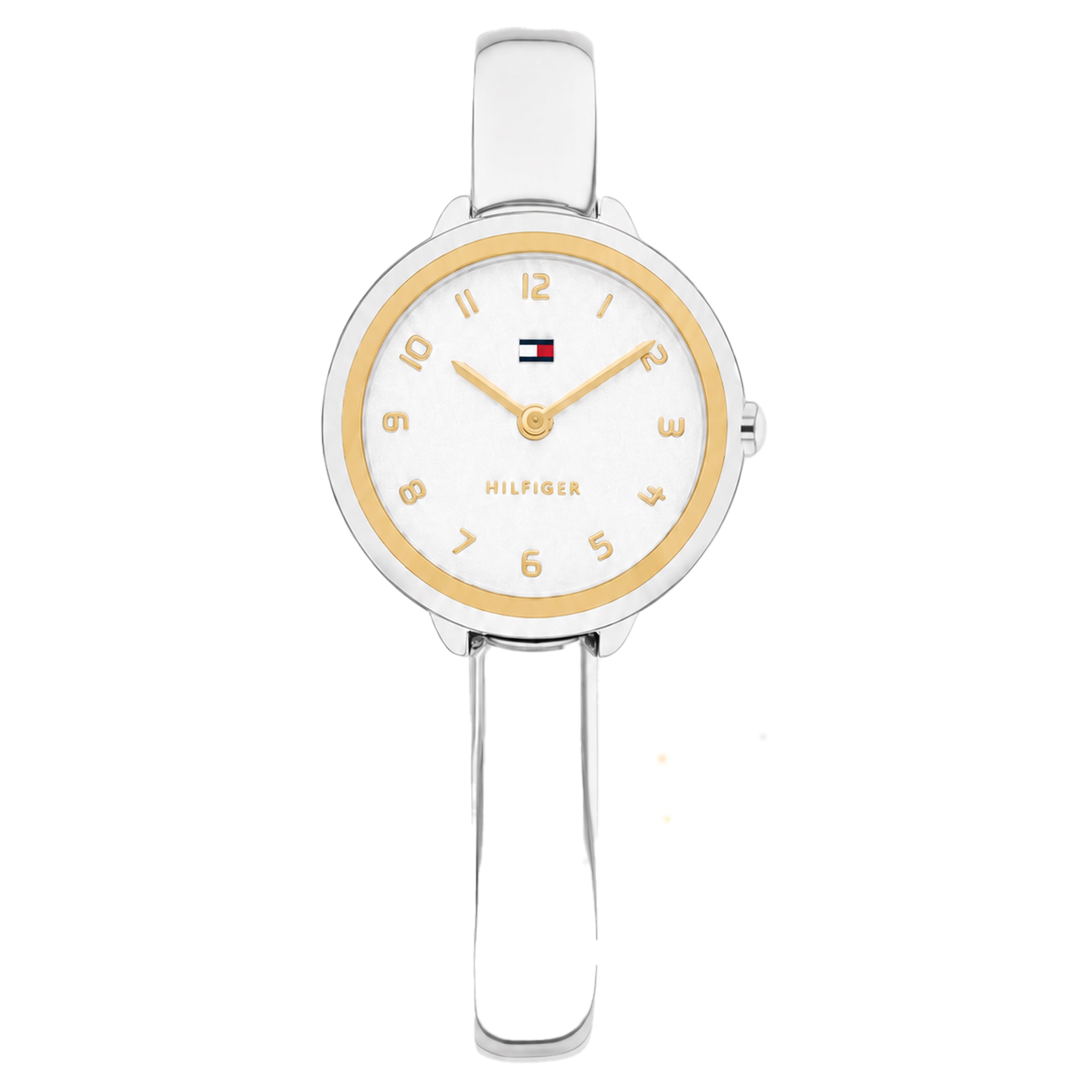 Tommy Hilfiger Stainless Steel Silver White Dial Women's Watch - 1782894