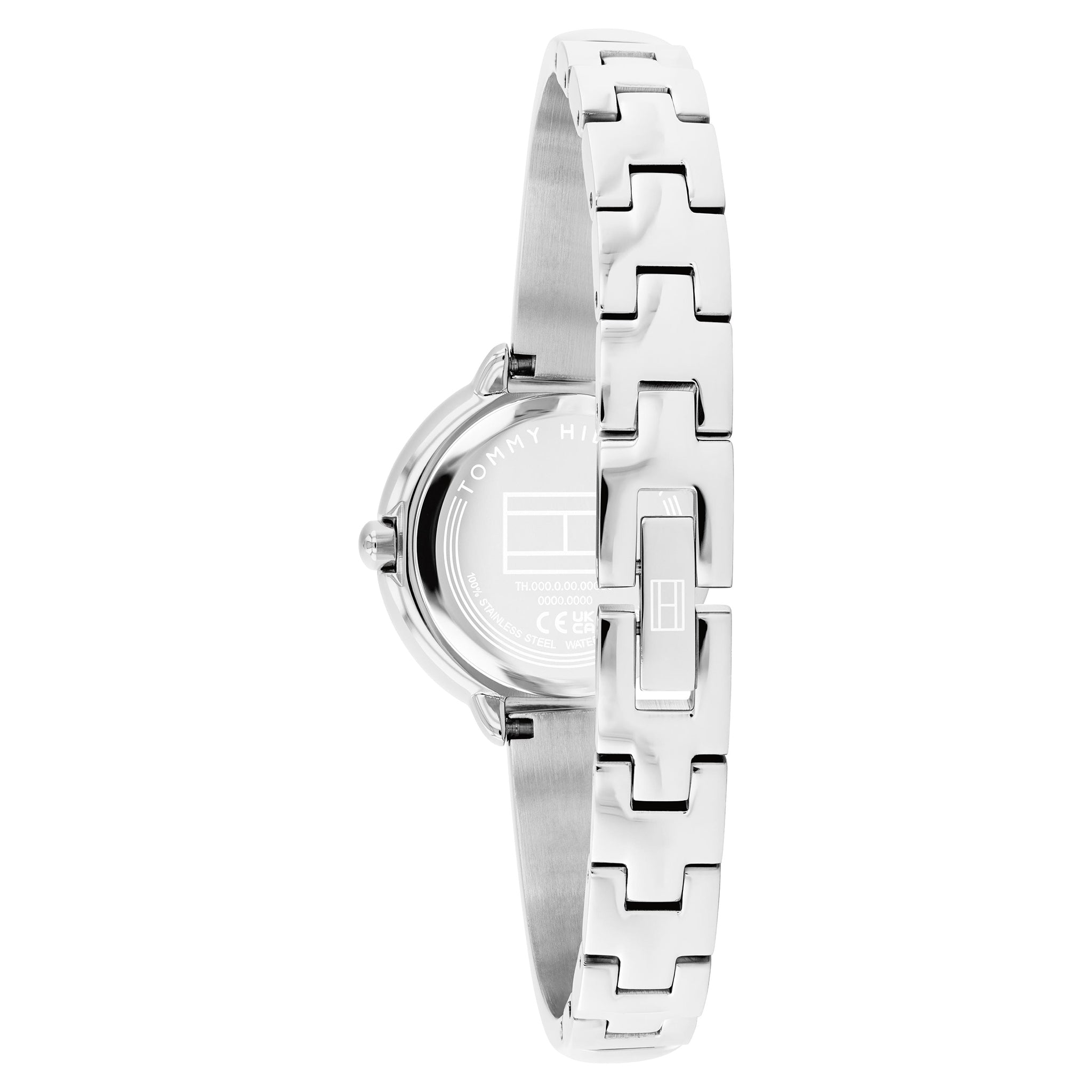 Tommy Hilfiger Stainless Steel Silver White Dial Women's Watch - 1782894
