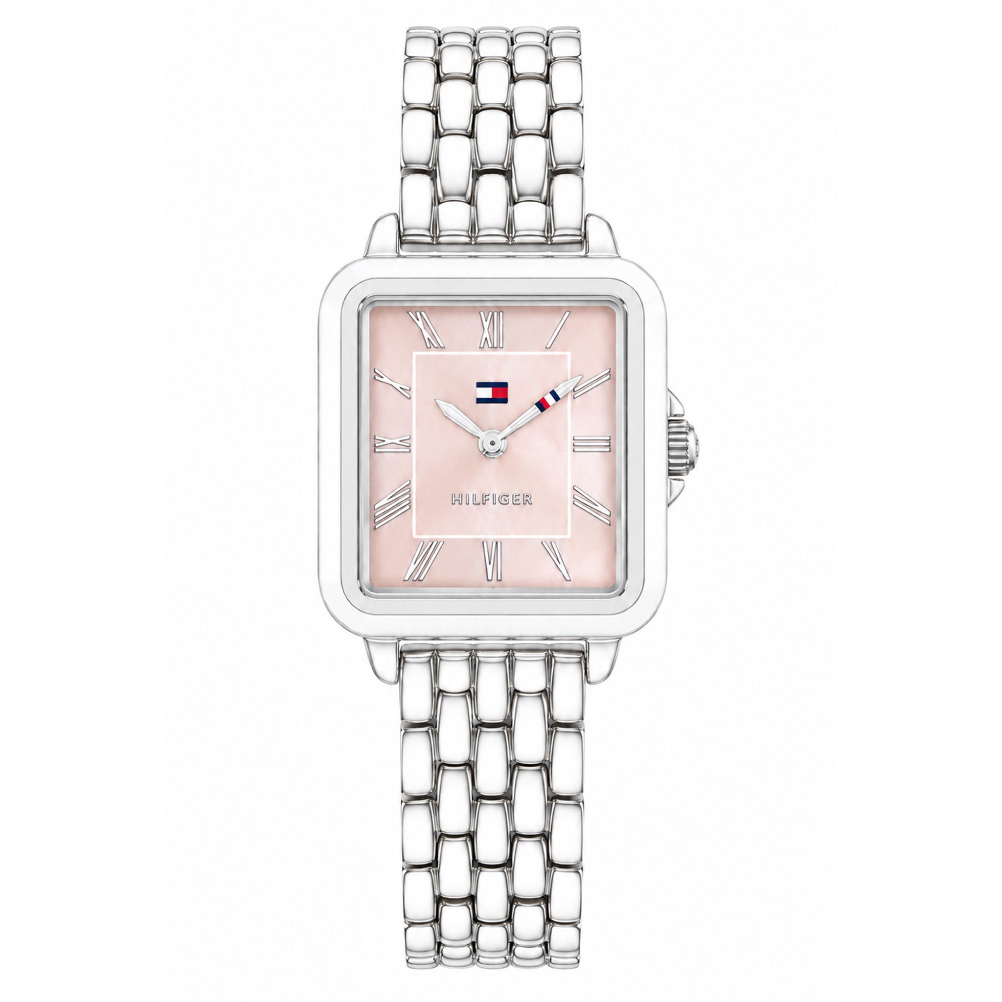 Tommy Hilfiger Silver Steel Blush MOP Dial Women's Watch - 1782914