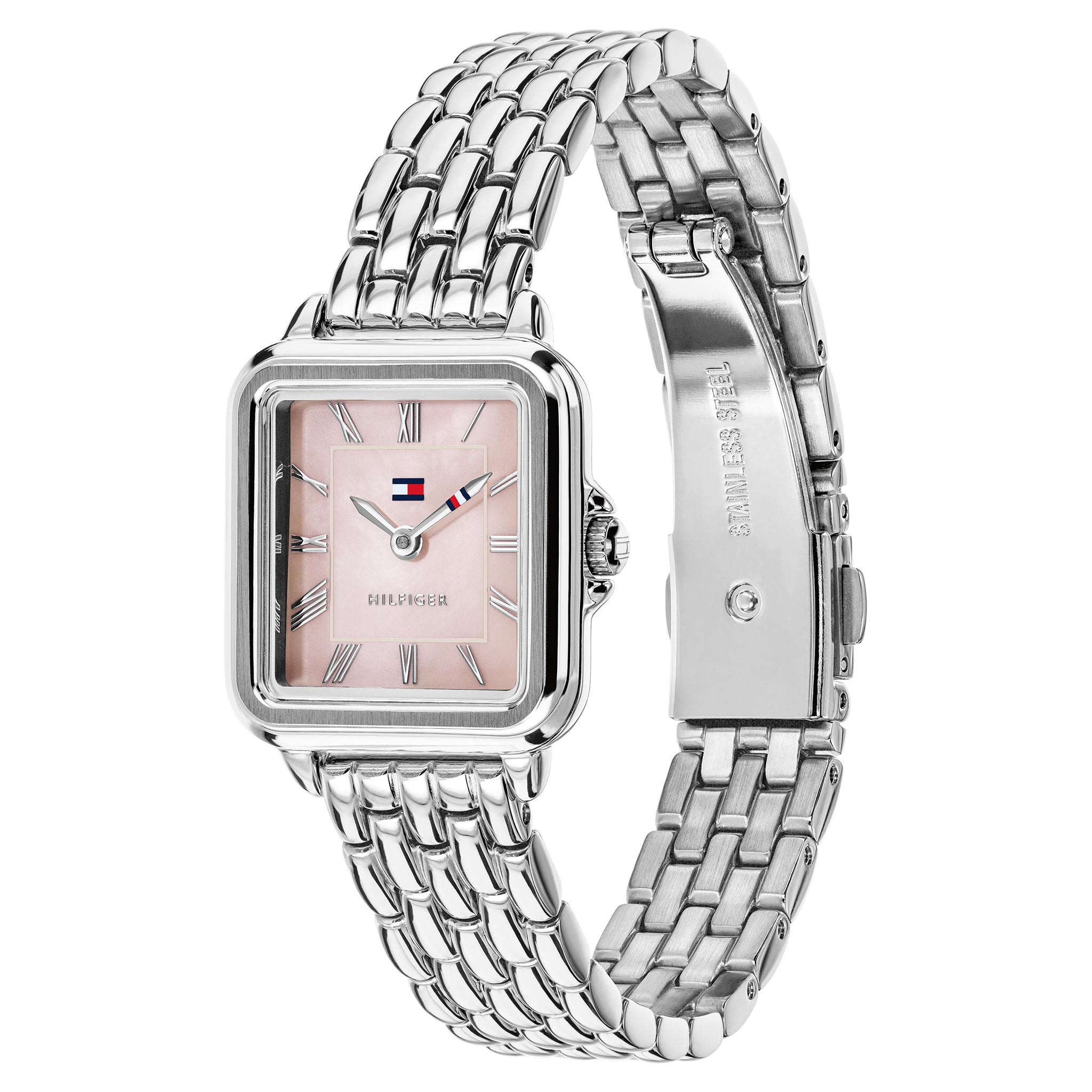 Tommy Hilfiger Silver Steel Blush MOP Dial Women's Watch - 1782914