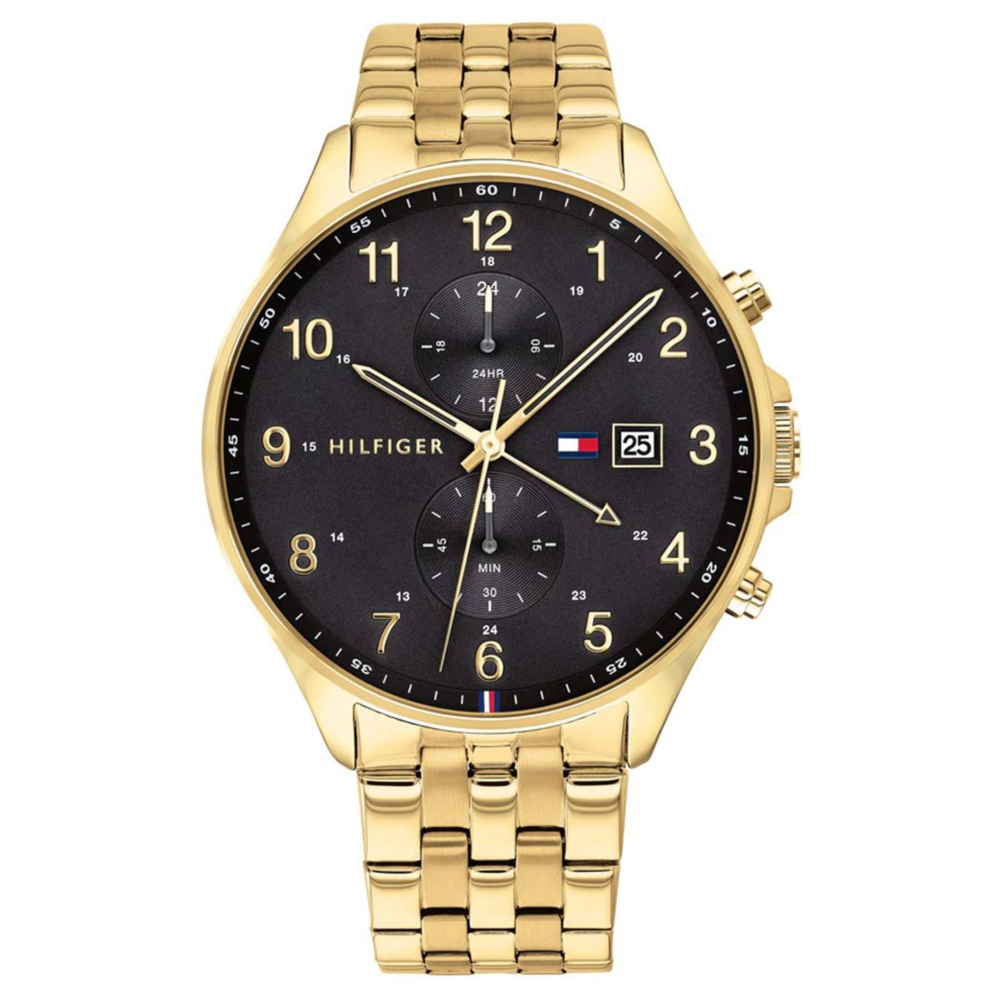 Tommy Hilfiger Gold Steel Men's Multi-function Watch - 1791708