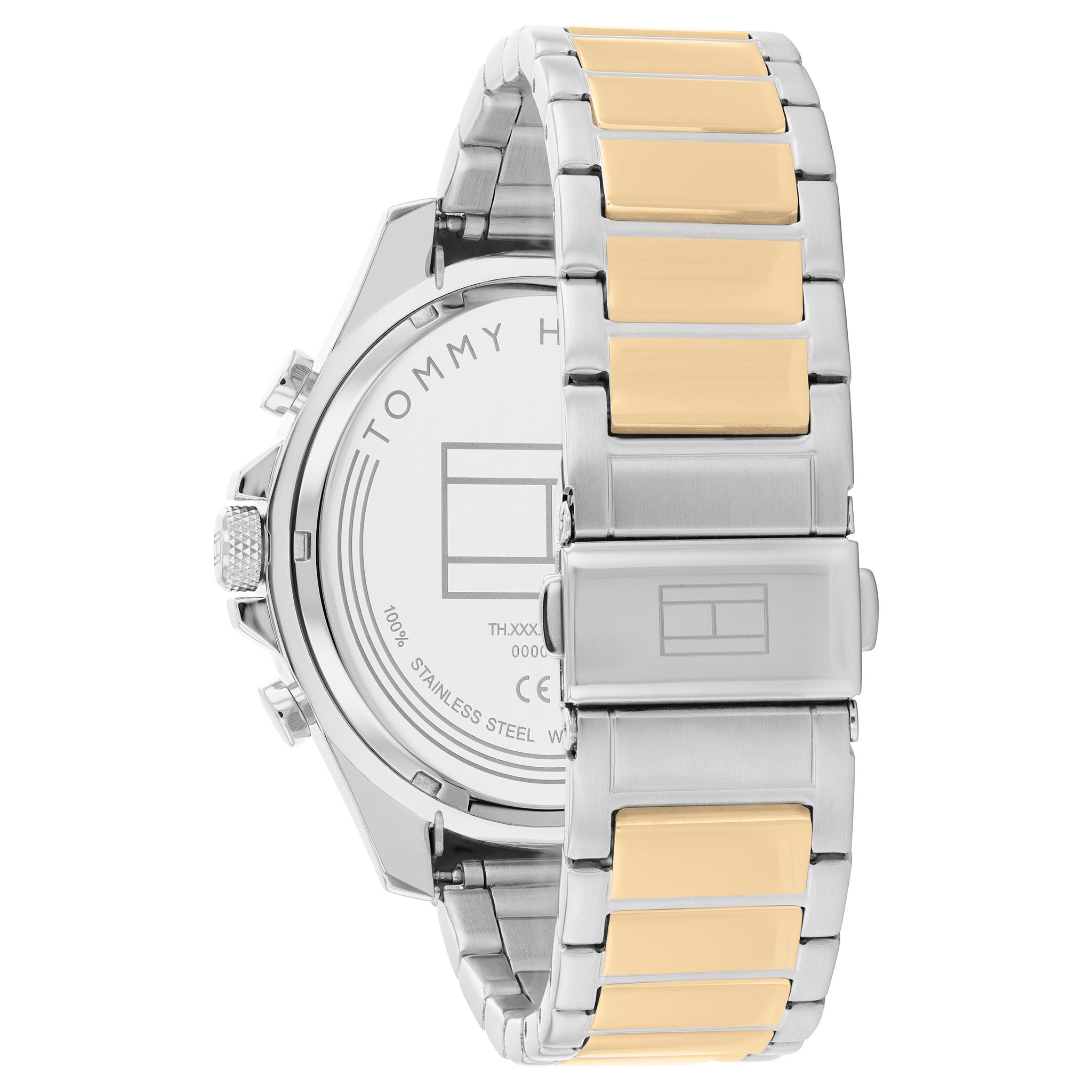 Tommy Hilfiger Two-Tone Steel Green Dial Multi-function Men's Watch - 1792079