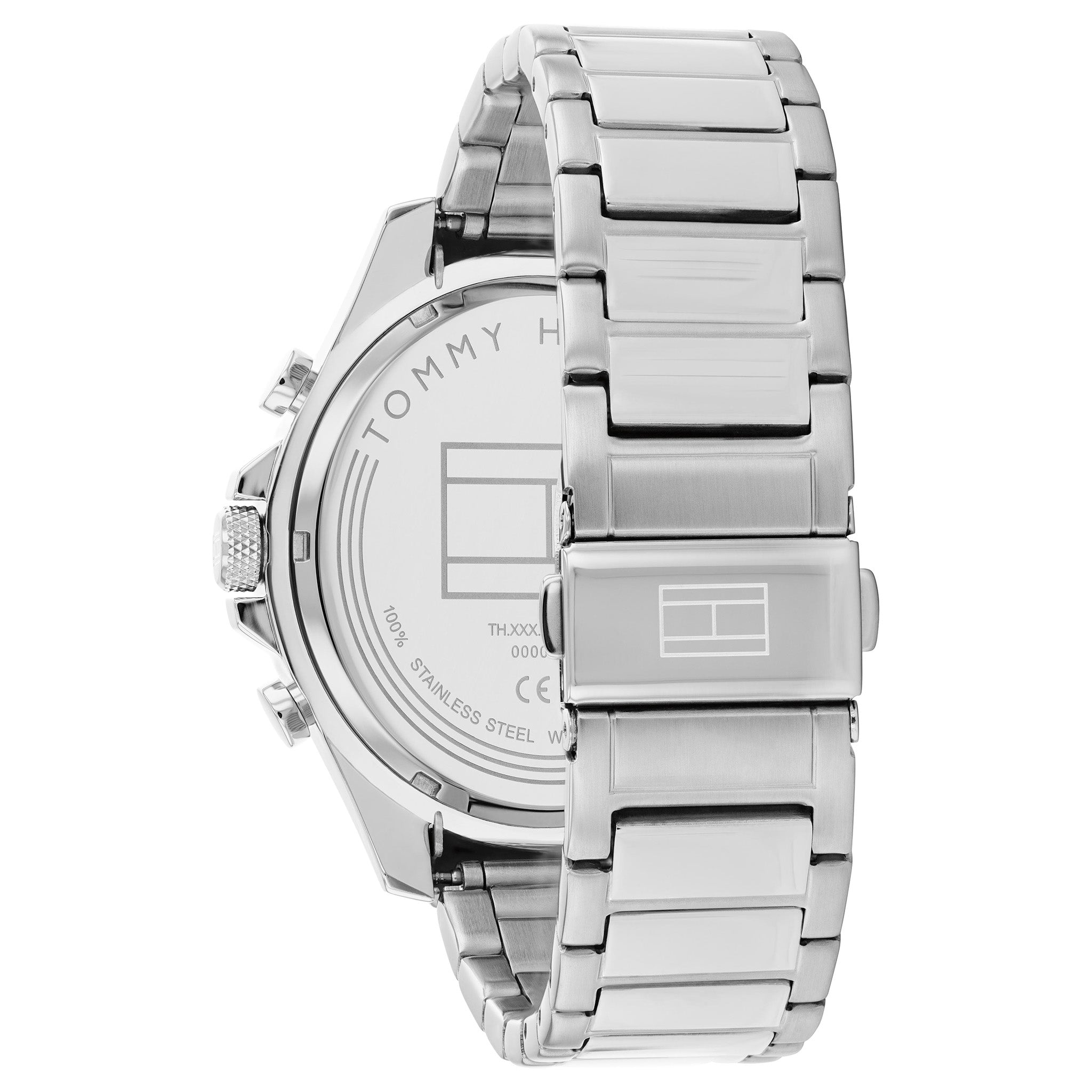 Tommy Hilfiger Silver Steel Navy Dial Multi-function Men's Watch - 1792080