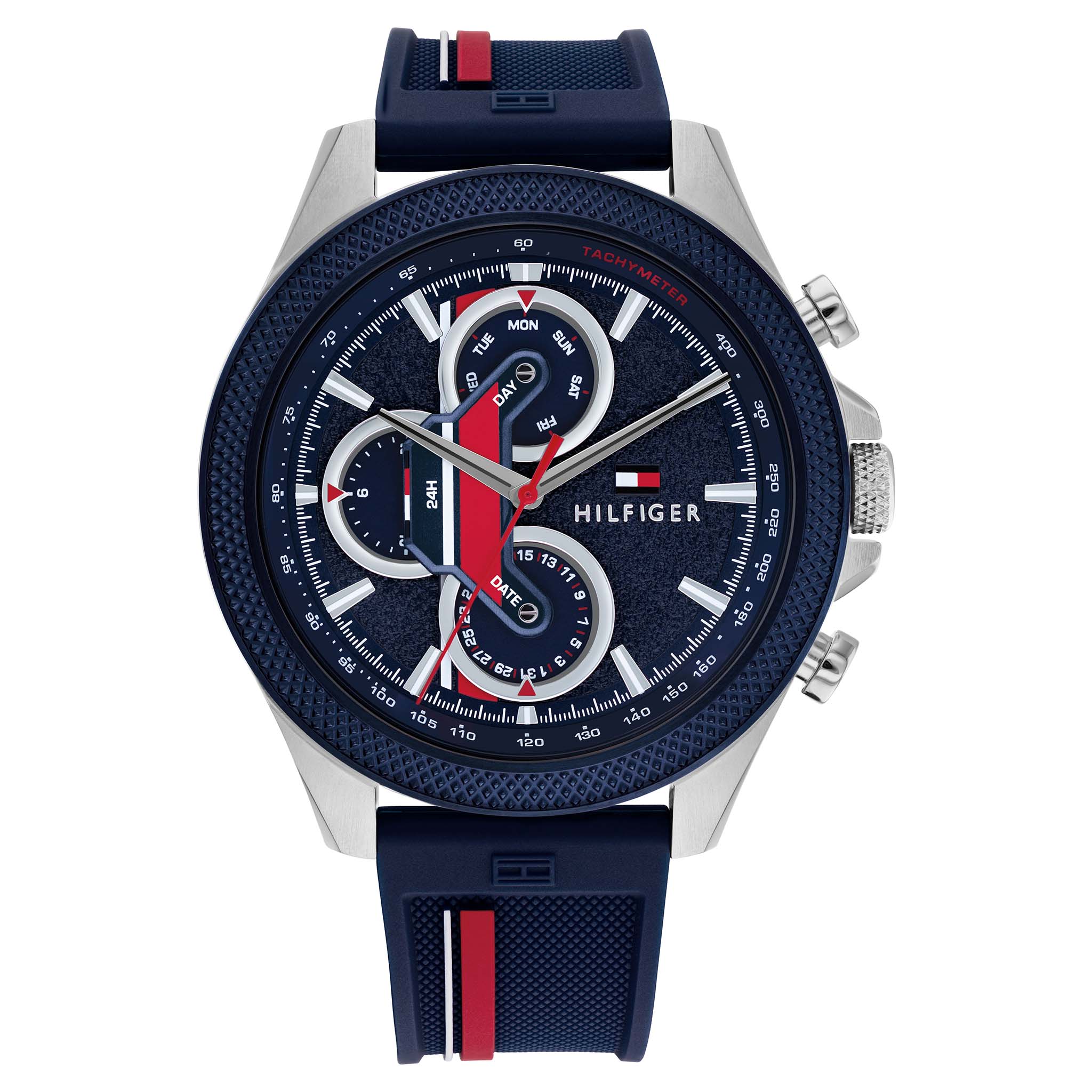 Tommy Hilfiger Multi Colour Silicone Navy Dial Multi function Men s Wa tommy-hilfiger-multi-colour-silicone-navy-dial-multi-function-men-s-wa