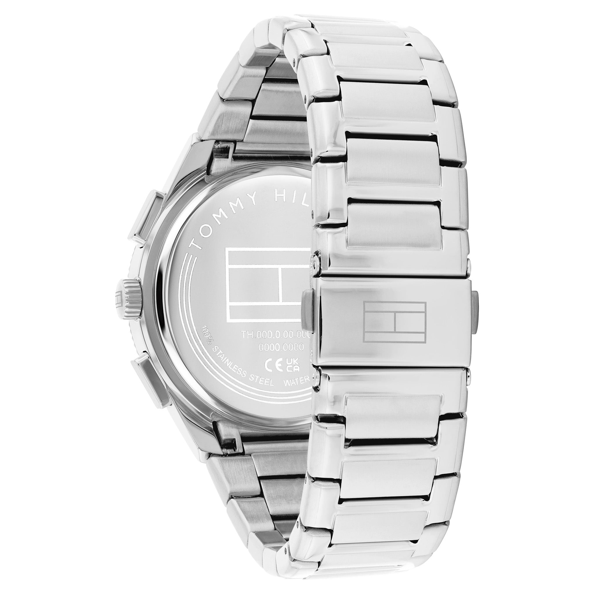 Tommy Hilfiger Silver Steel Navy Dial Multi-function Men's Watch - 1792253
