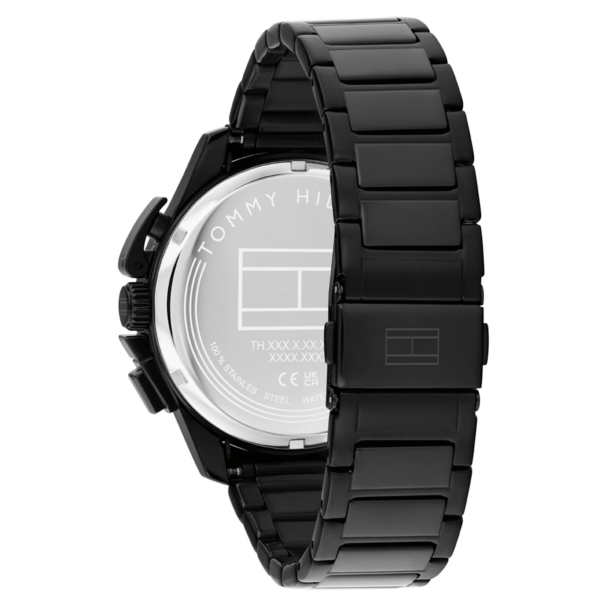 Tommy Hilfiger Steel Black Dial Chronograph Men's Watch - 1792262