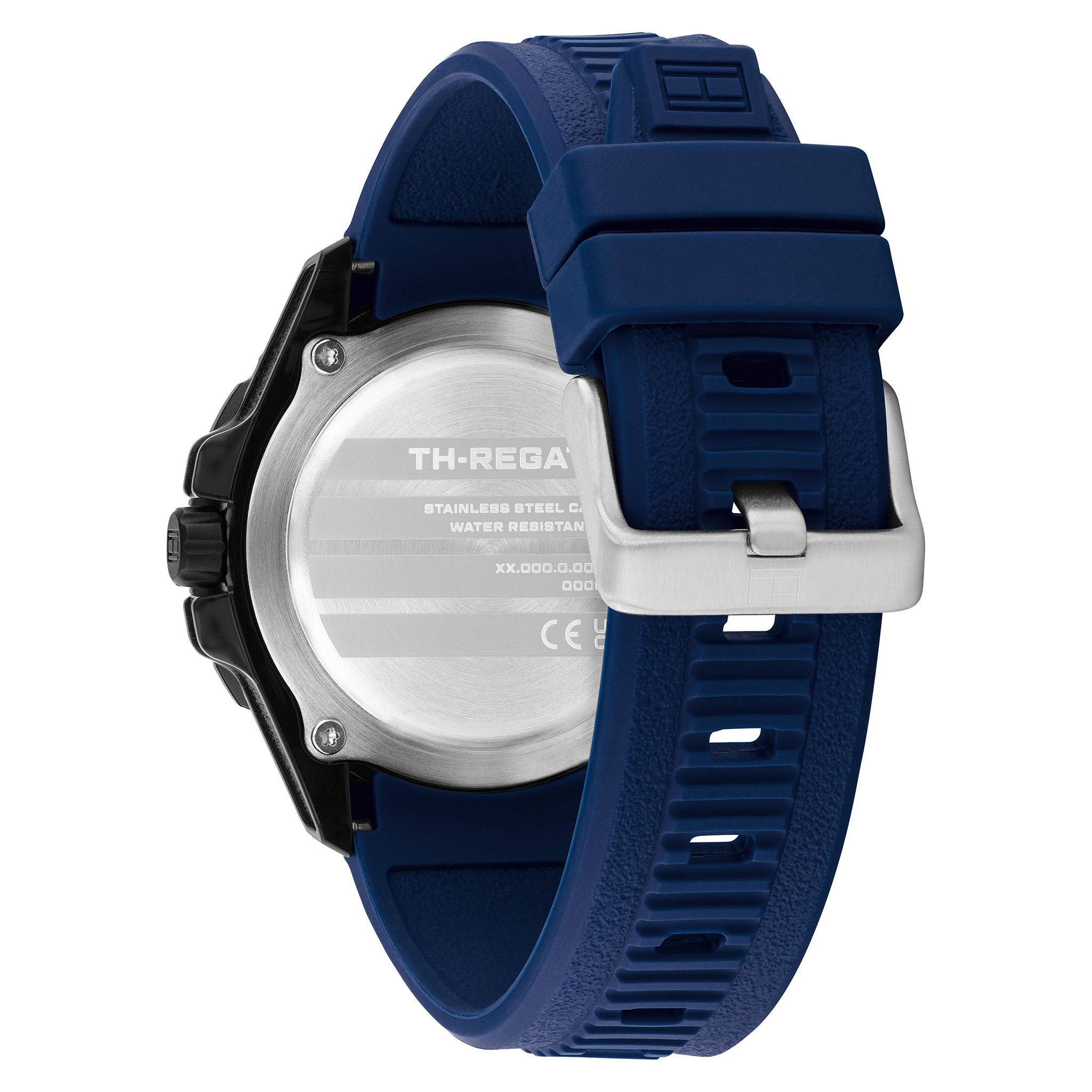 Tommy Hilfiger Silicone Blue Dial Men's Watch - 1792265