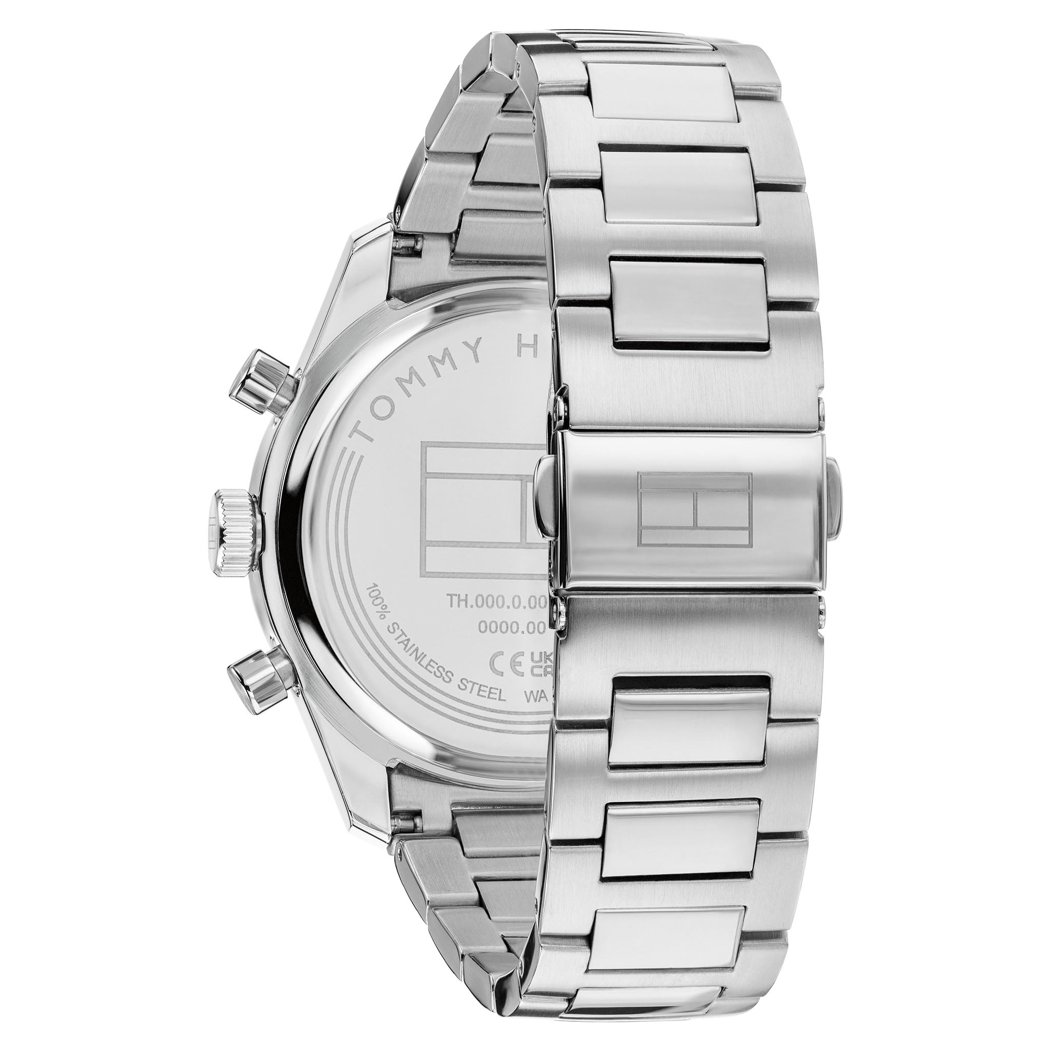 Tommy Hilfiger Silver Steel Navy Dial Multi-function Men's Watch - 1792278