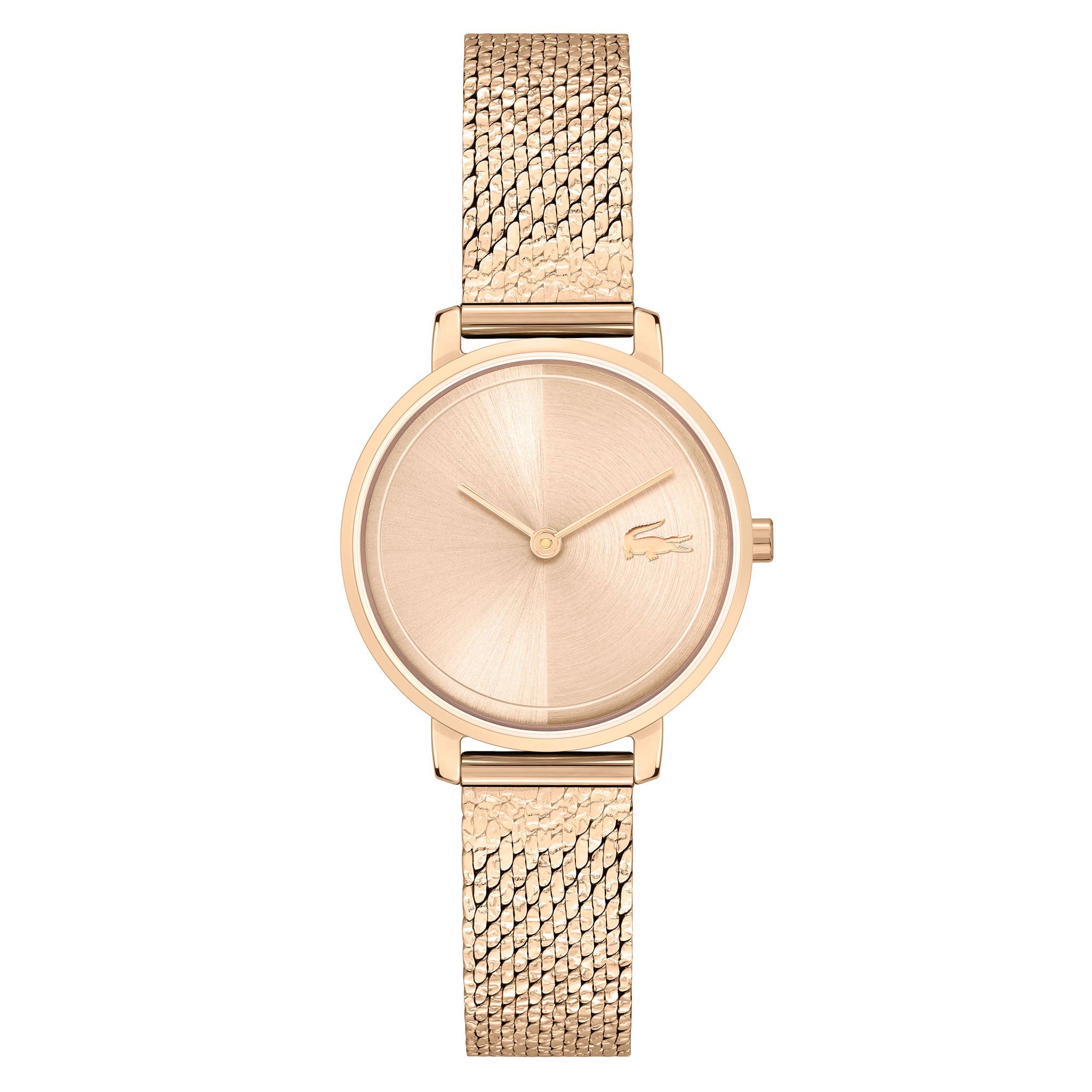 Lacoste Carnation Gold Steel Mesh Slim Women's Watch - 2001296