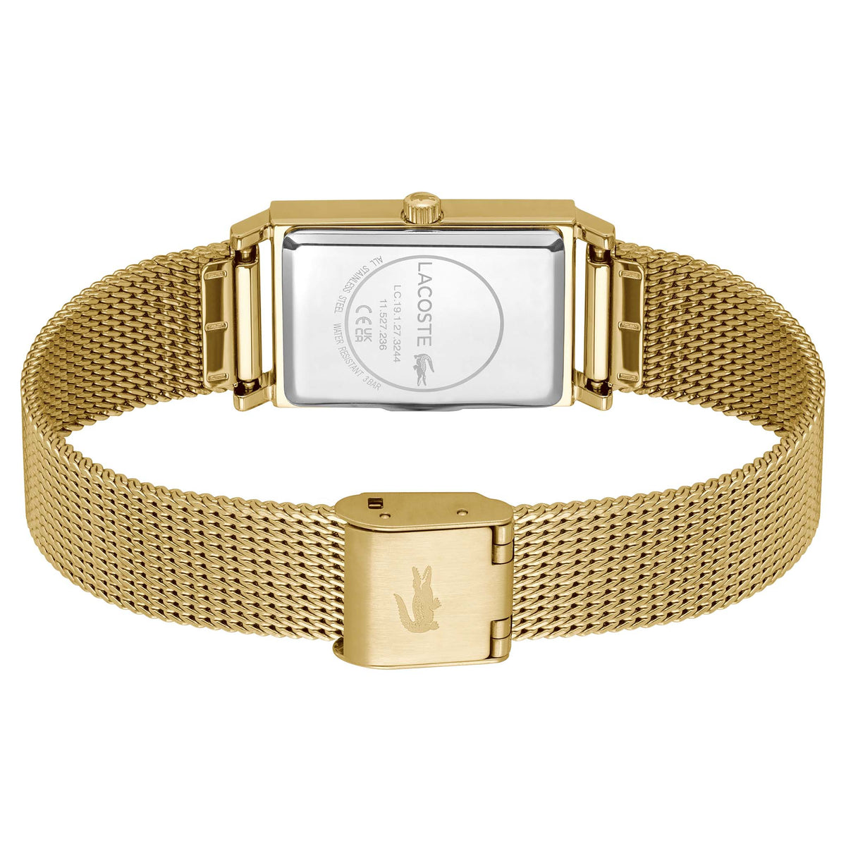Lacoste Gold Steel Mesh Slim Women's Watch - 2001315