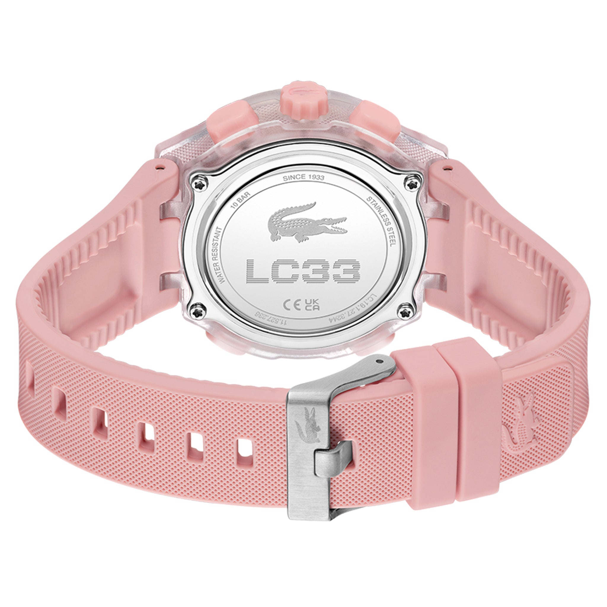 Lacoste Silicone Pink Dial Analogue-Digital Women's Watch - 2001494