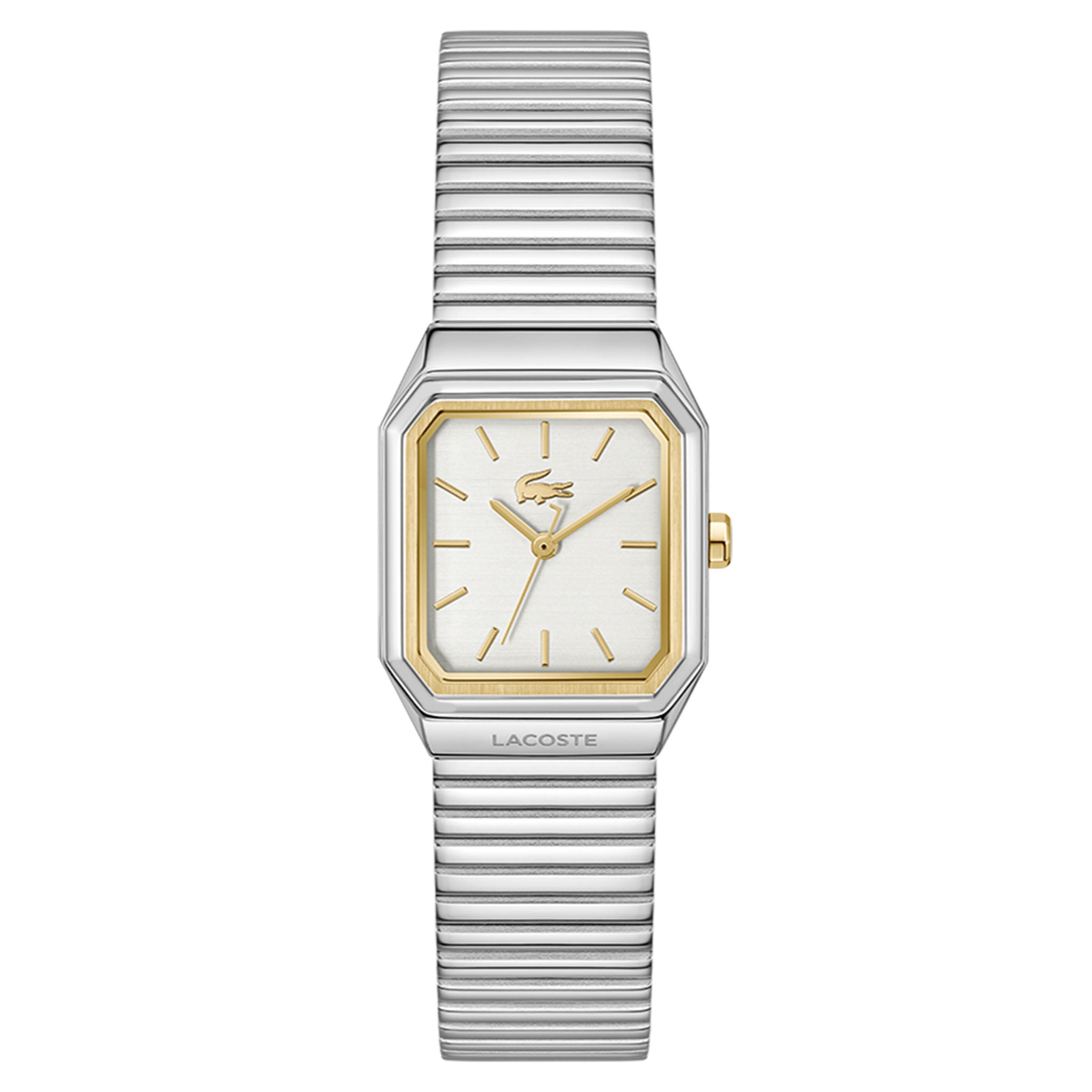 Lacoste Silver Steel White Dial Women's Watch - 2001506