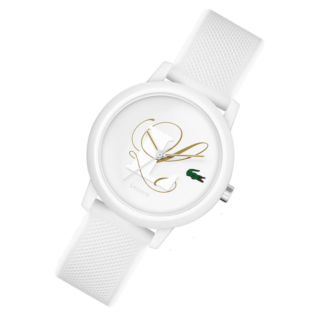 Lacoste Silicone White Dial Women's Watch - 2001515