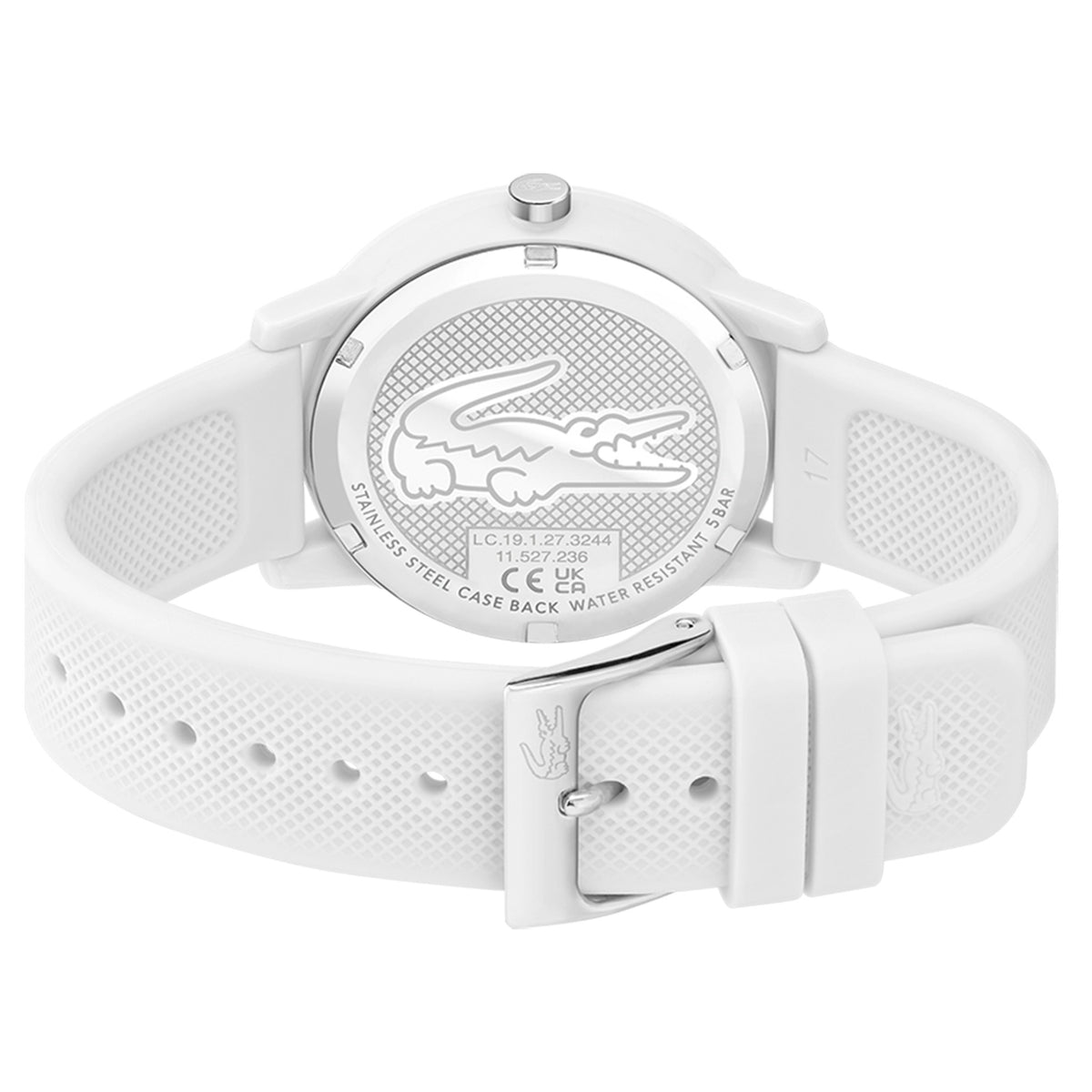 Lacoste Silicone White Dial Women's Watch - 2001515