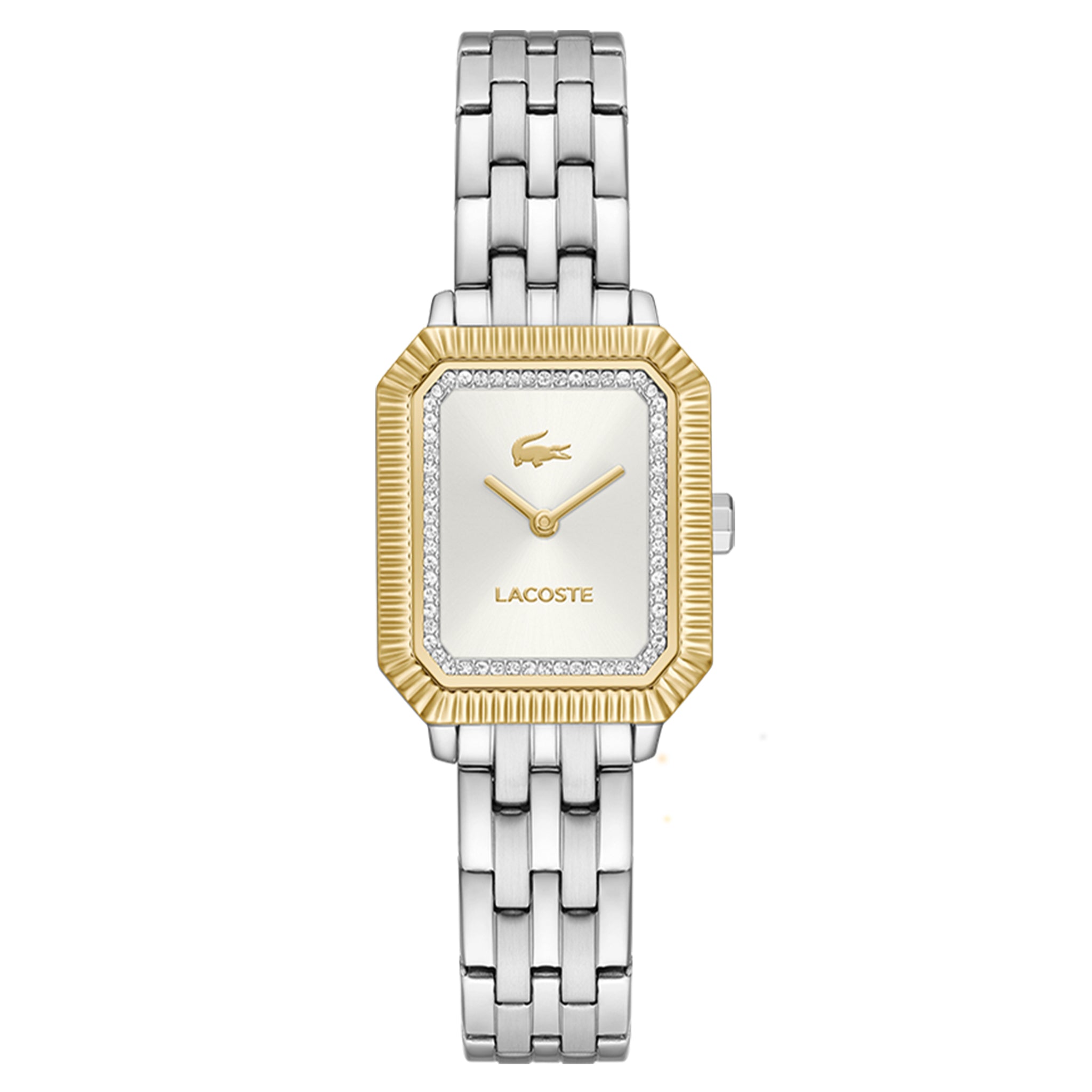 Lacoste Stainless Steel Silver White Dial Women's Watch - 2001518