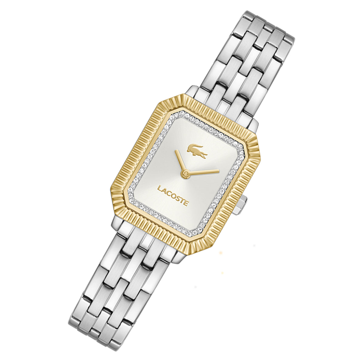 Lacoste Stainless Steel Silver White Dial Women's Watch - 2001518