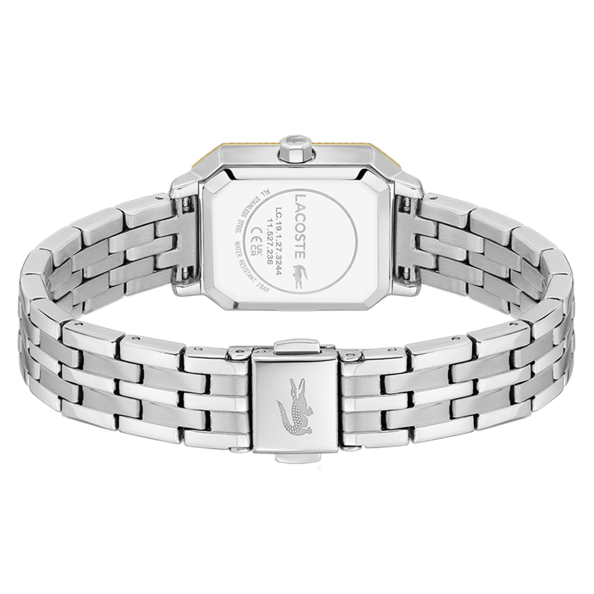 Lacoste Stainless Steel Silver White Dial Women's Watch - 2001518