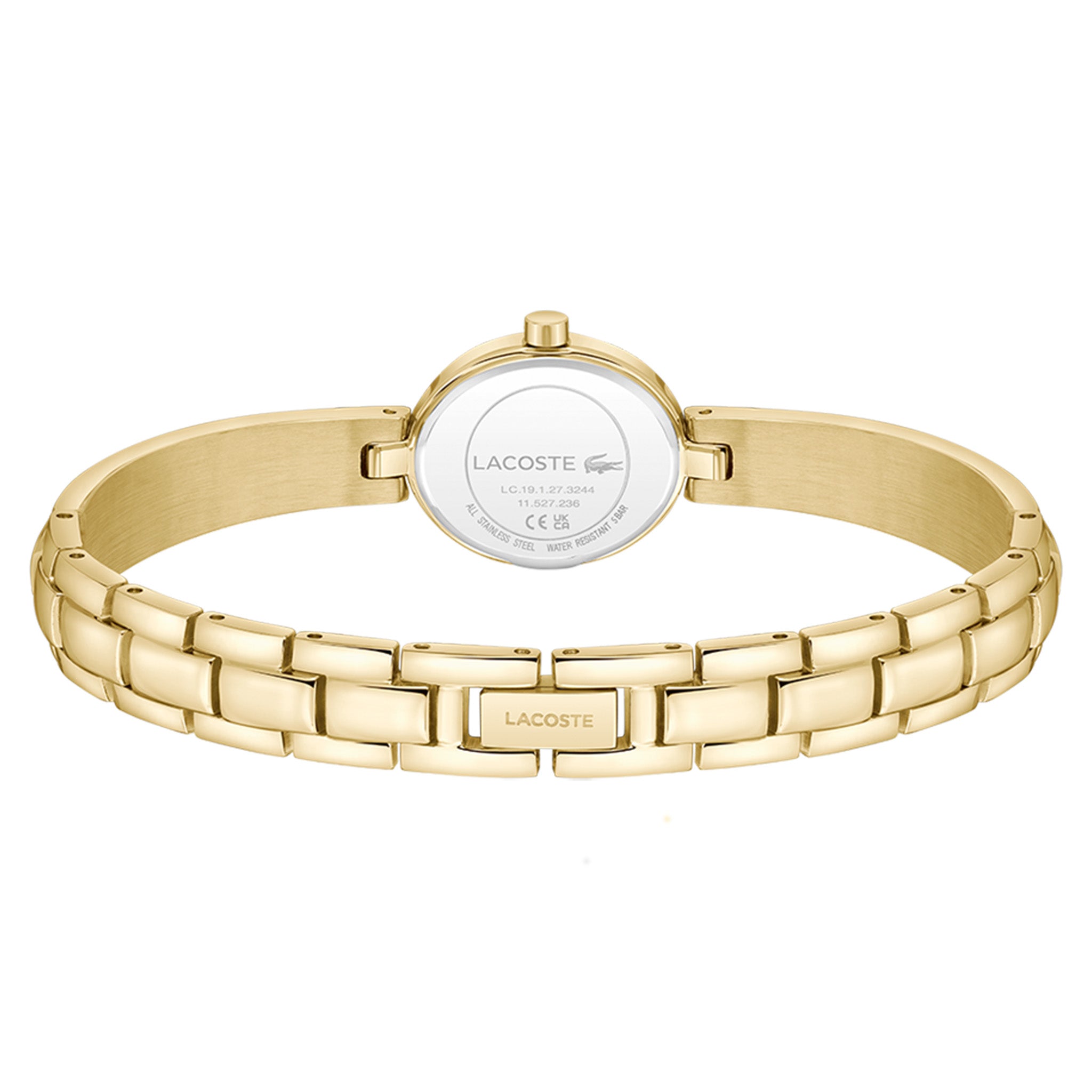 Lacoste Gold Steel Light Gold Dial Women's Watch - 2001527
